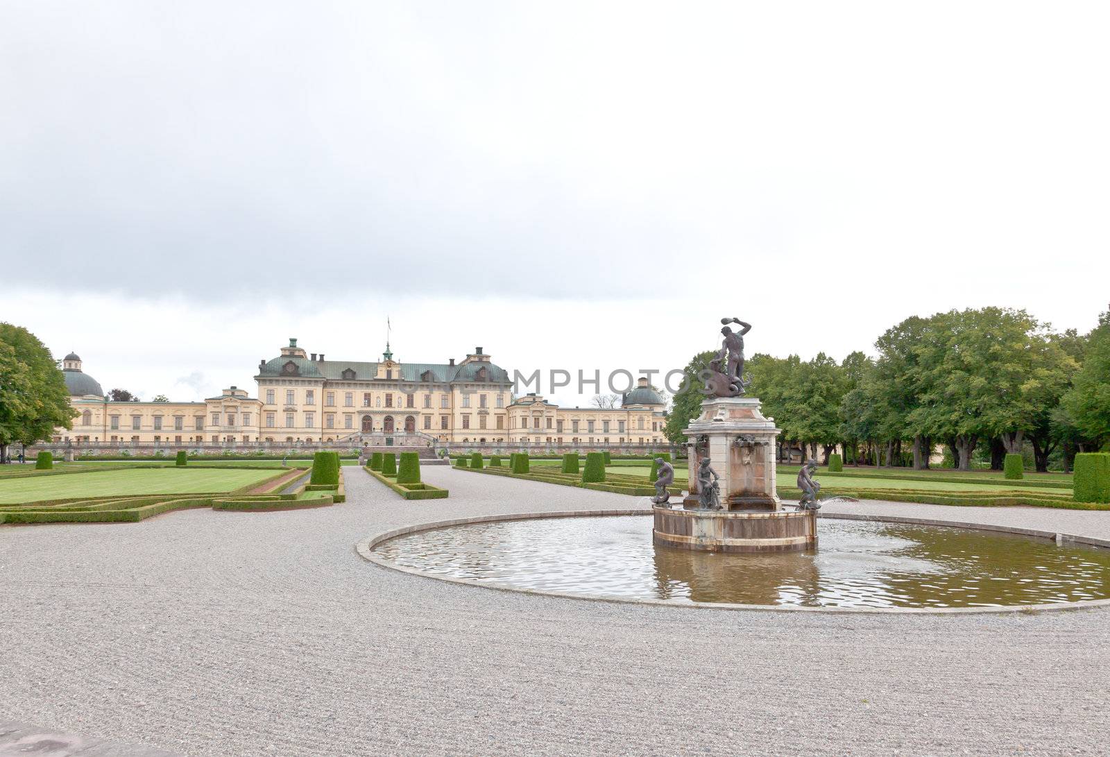 Drottningholms Palace in the Stockholm city by gary718