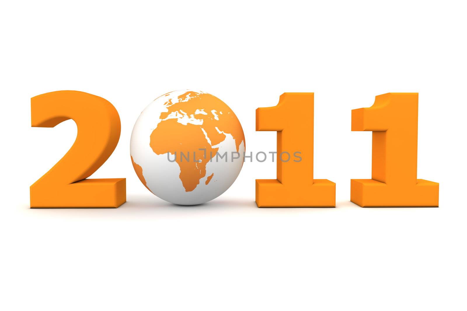 Year 2011 World Orange by PixBox