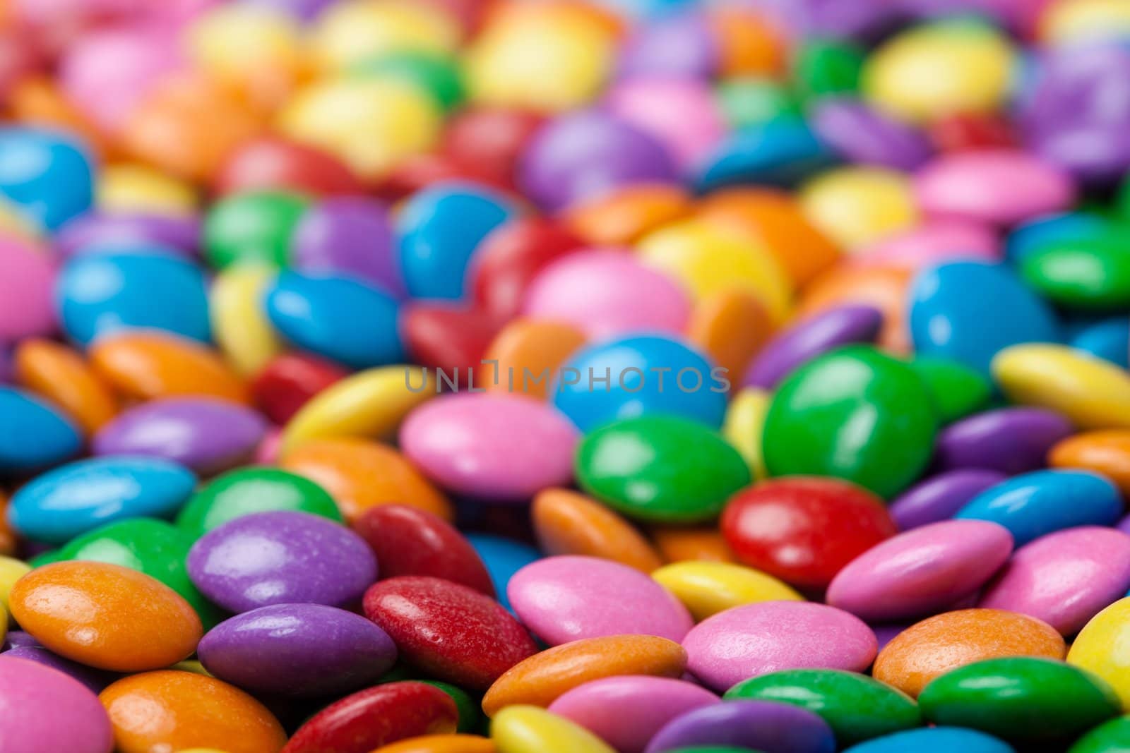 Colorful chocolate candy, great for backgrounds. 