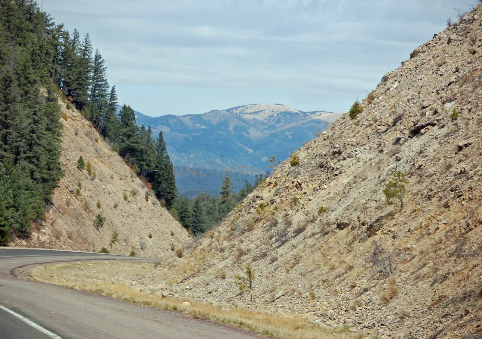 Rounding the mountain curve by RefocusPhoto