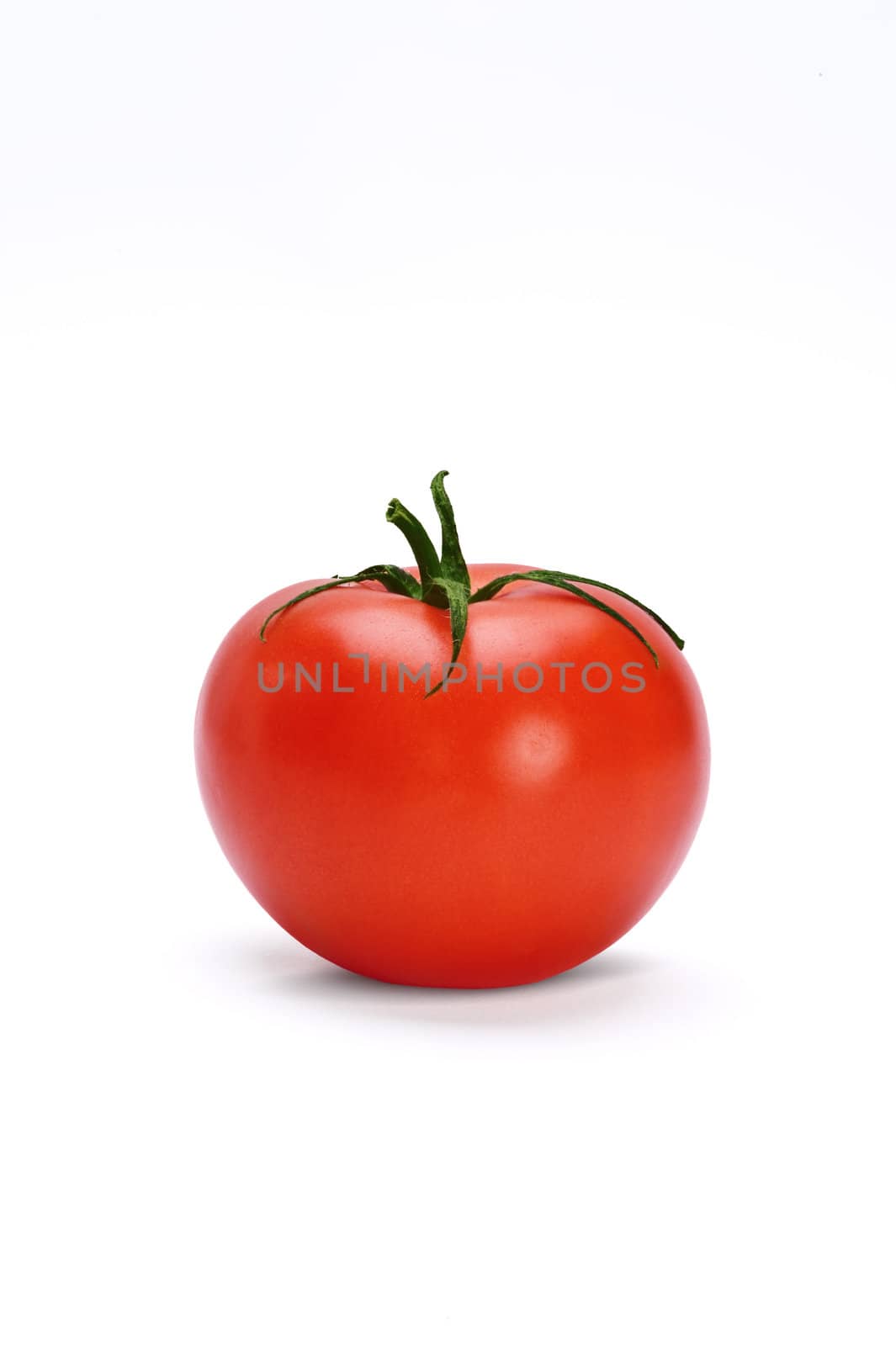 fresh tomatoe isolated over white background