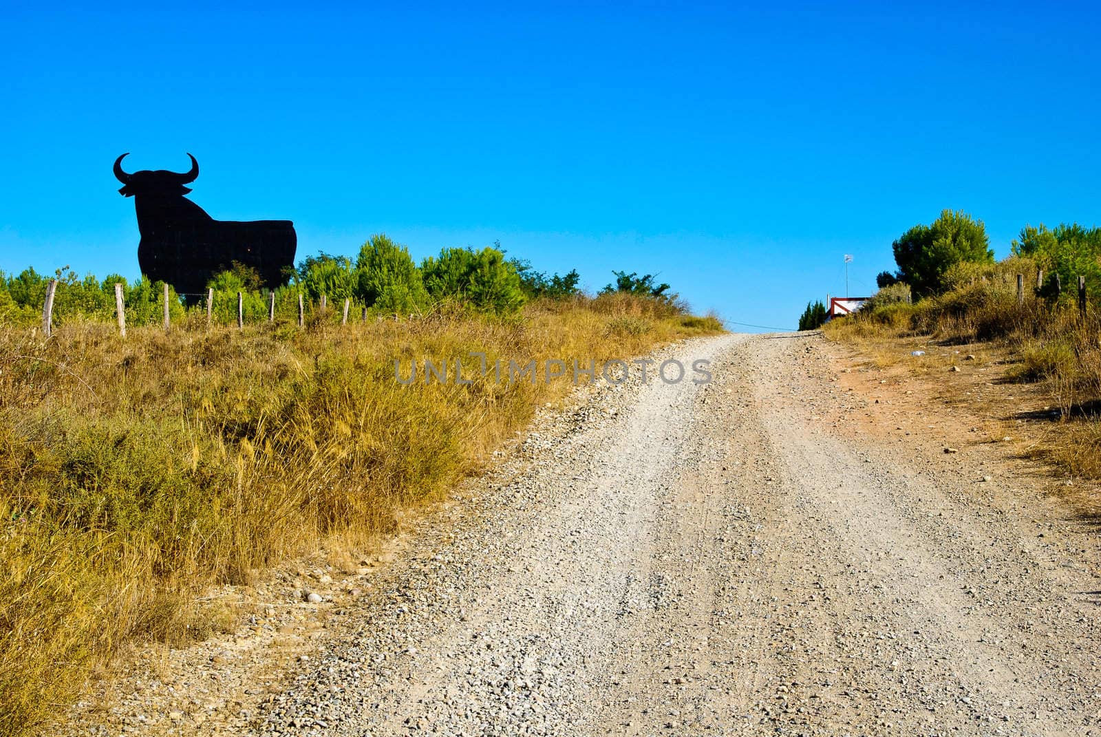 One of the famous "Osborne bulls" found all over Spain. Today a national symbol they have started advertising a brandy