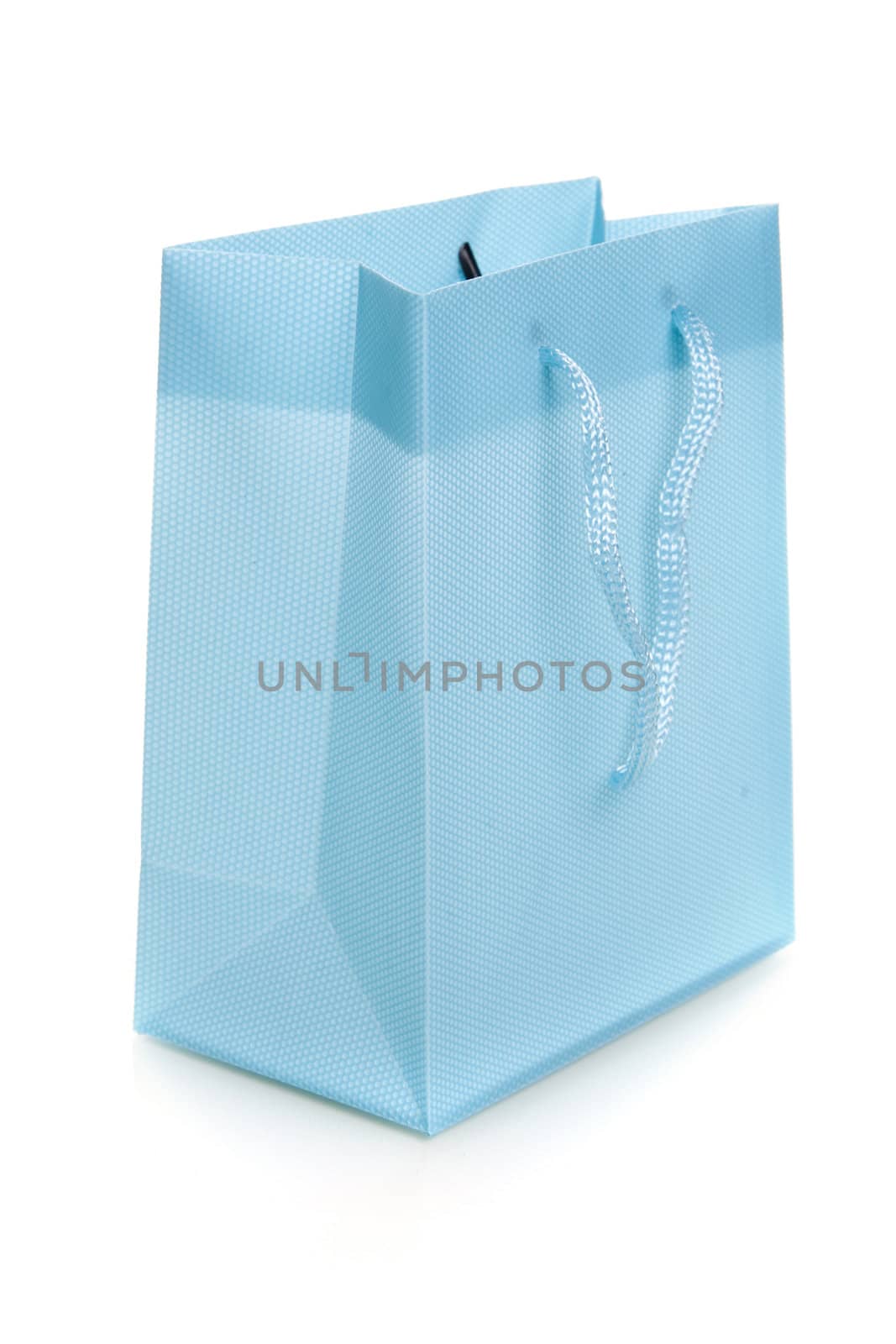 a colorful bag on a white background