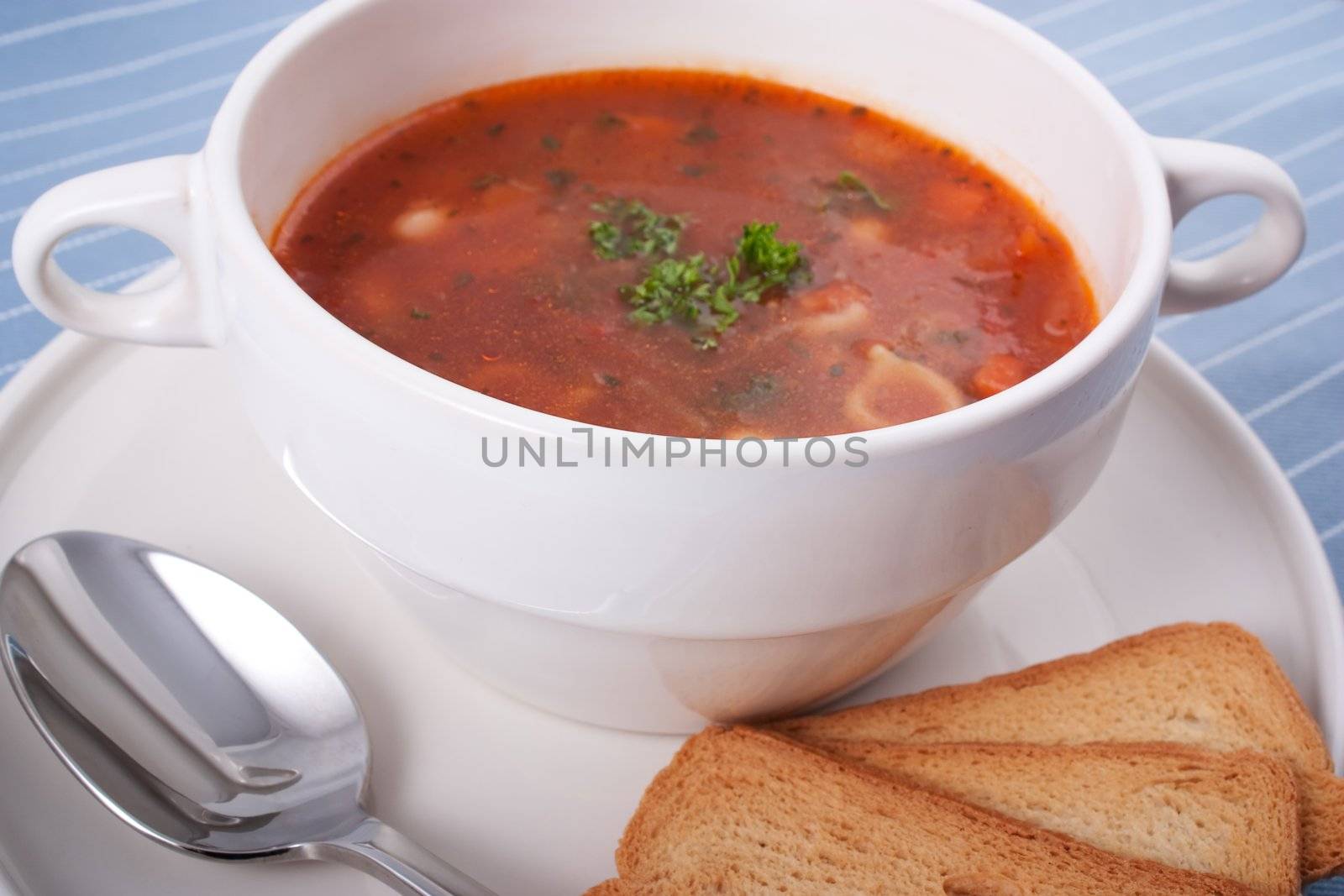 Minestrone Soup for Lunch by charlotteLake