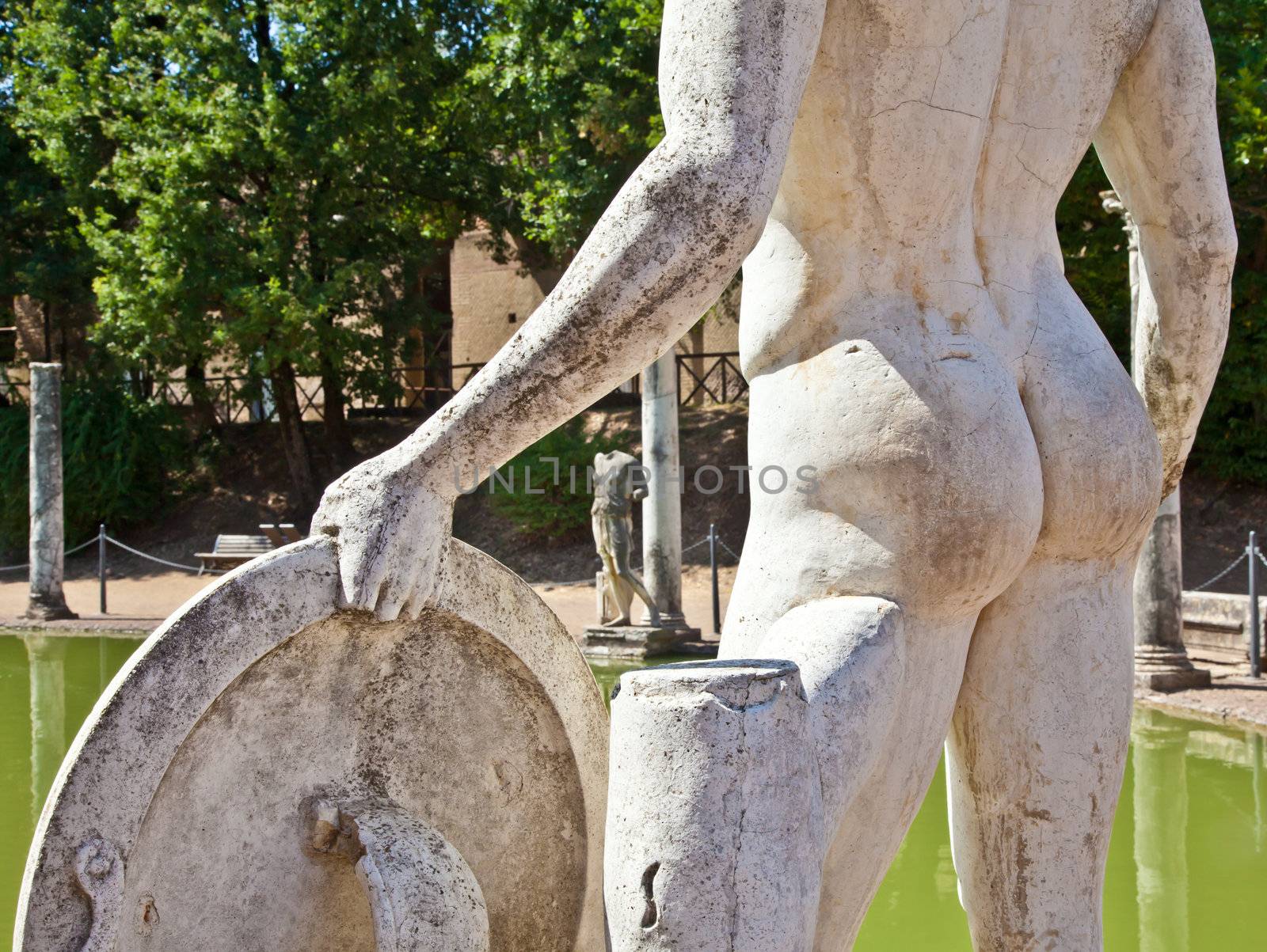 Villa Adriana in Tivoli - Italy. Example of classic beauty in a roman villa.