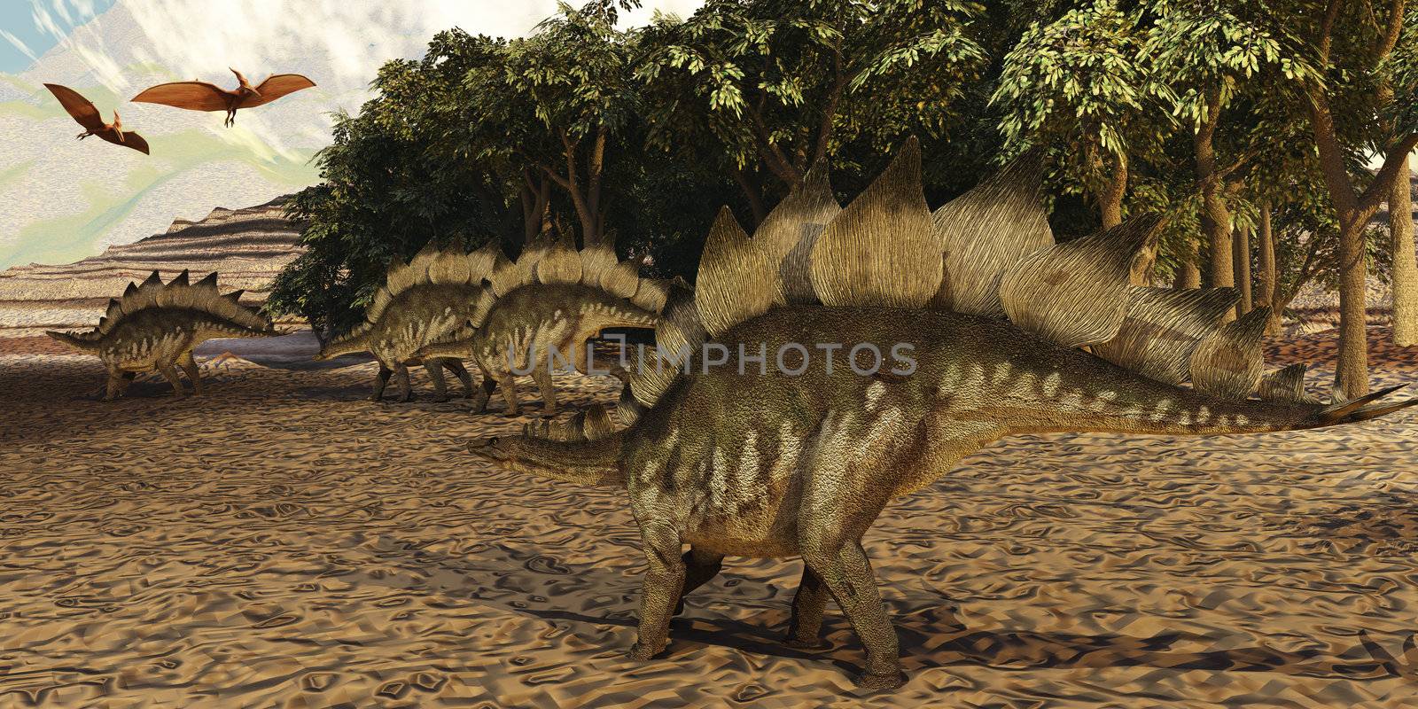 Stegosaurus by Catmando