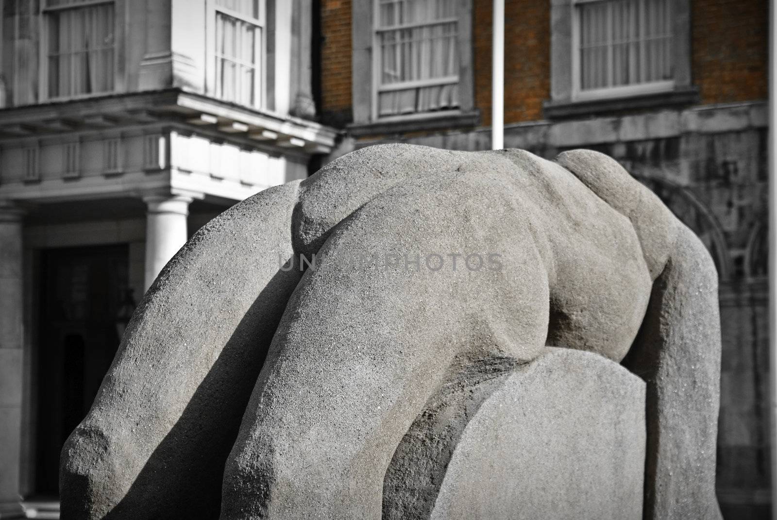 Female Sansculpture seen at Dublin Castle, Ireland