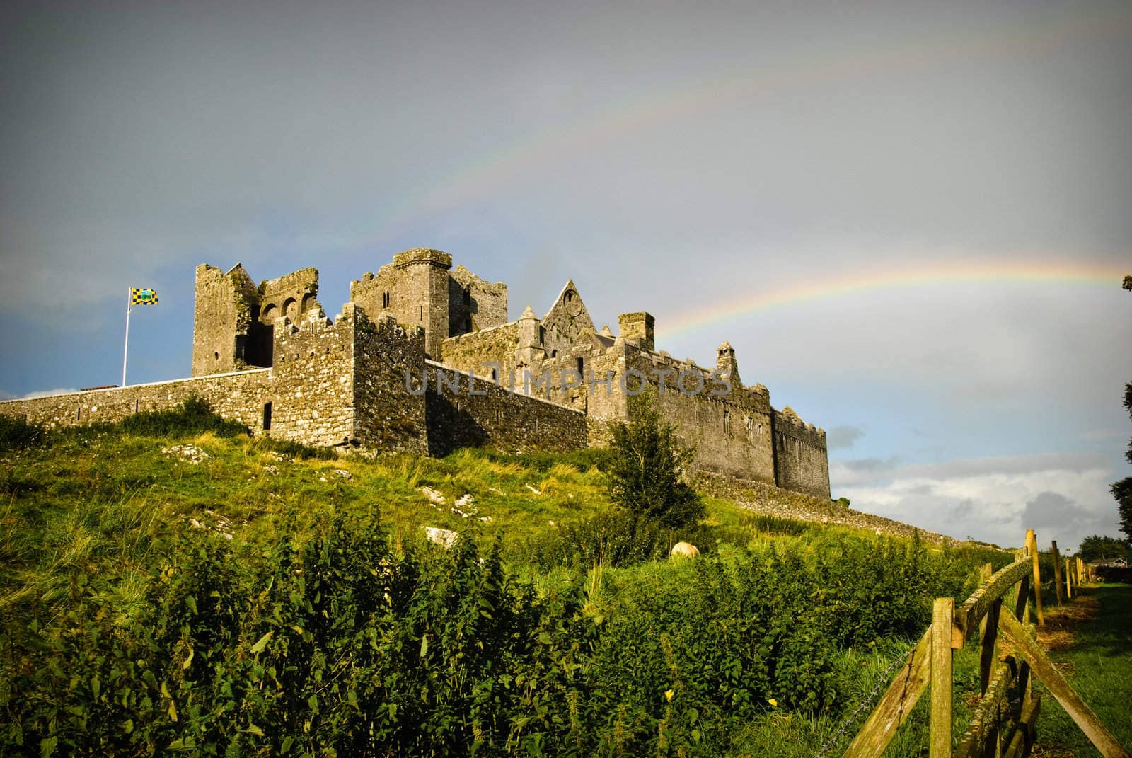 Rock of Cashel ruins in Ireland, 