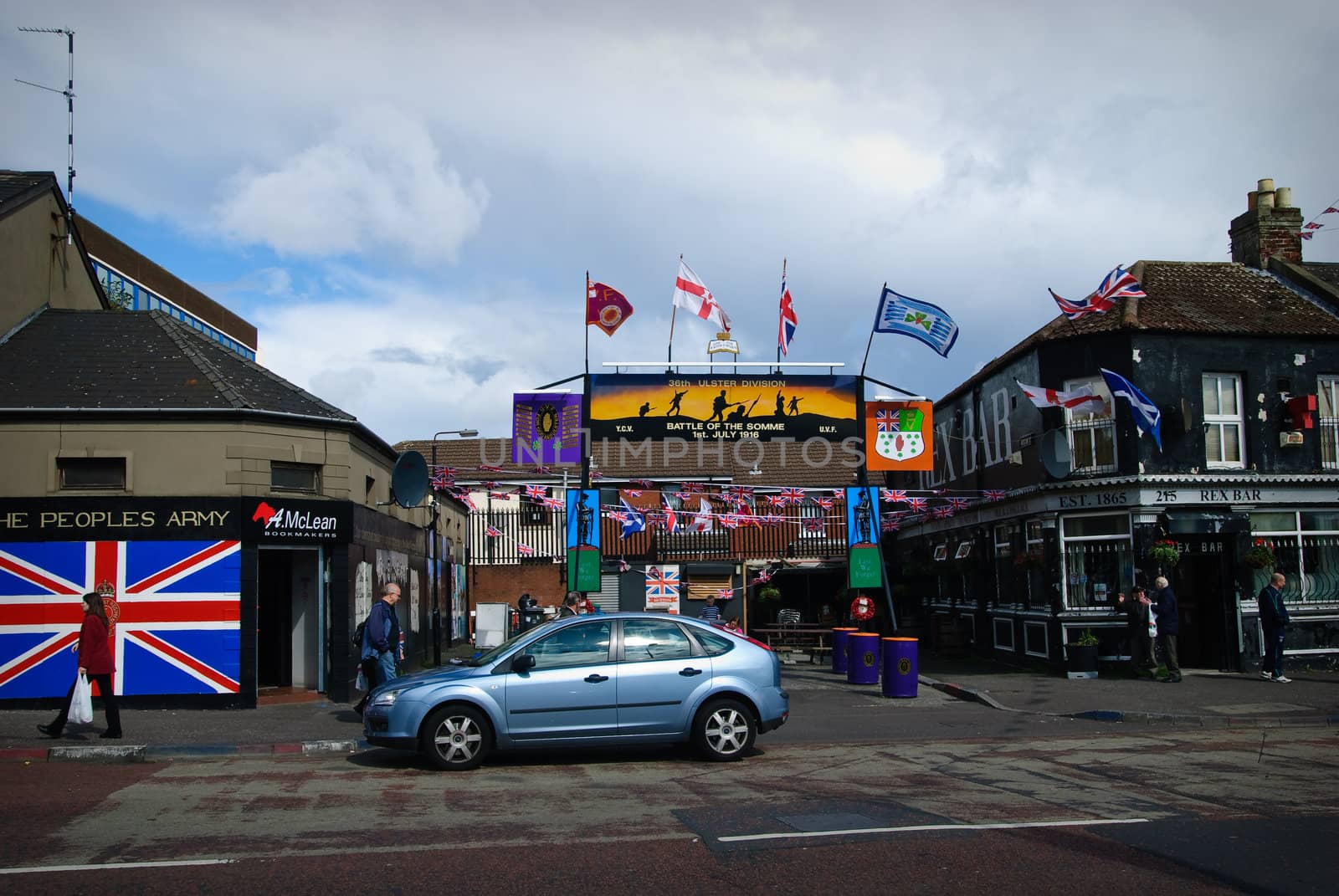 Shankill road, Belfast, Northern Ireland by matthi