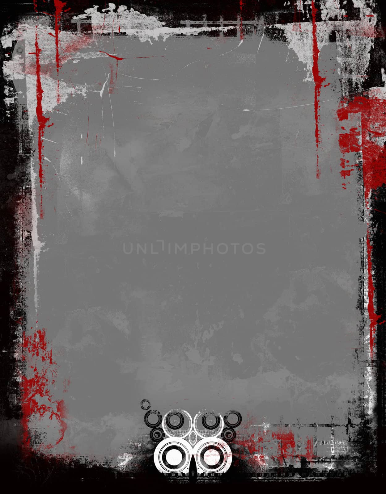 Grunge border and background by Lizard