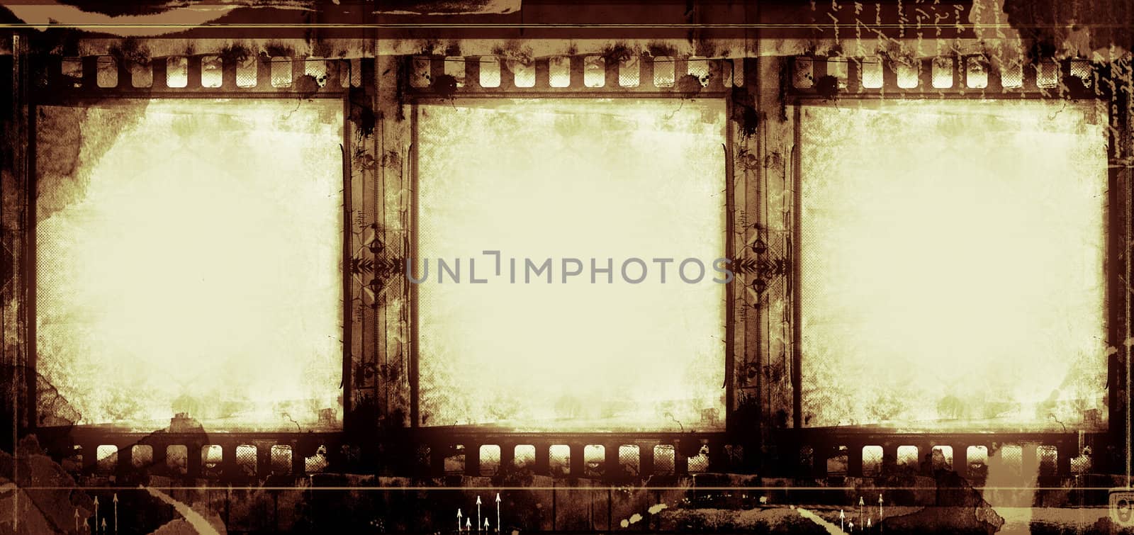 Grunge film frame by Lizard