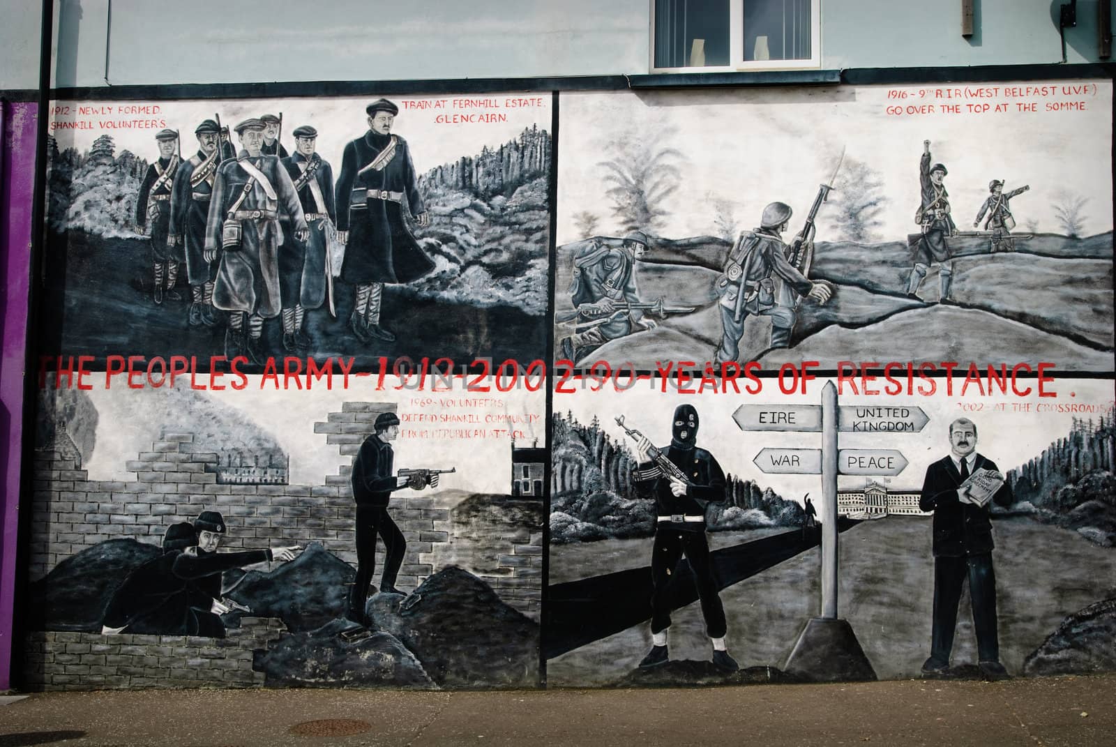 Shankill road, Belfast, Northern Ireland by matthi