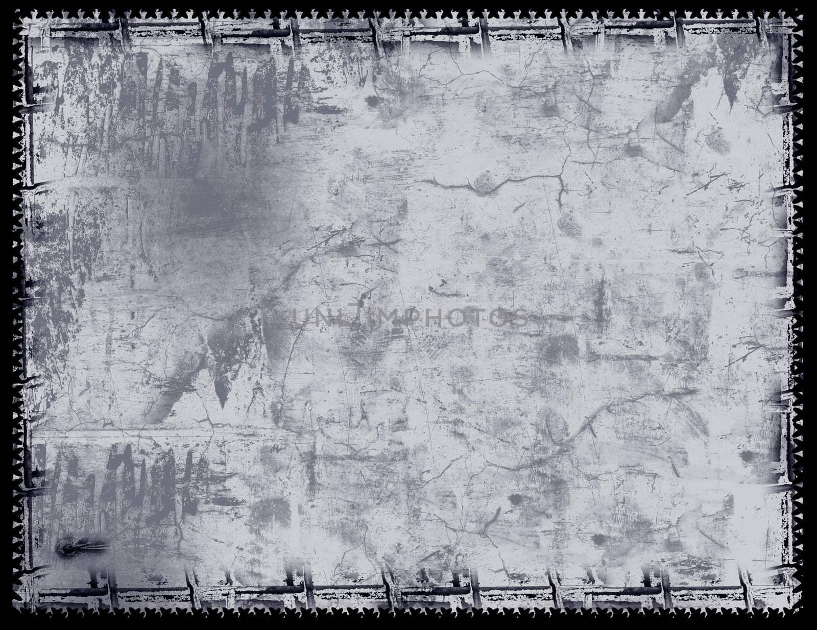 Computer designed highly detailed grunge border and aged textured background with space for your text or image. Nice grunge layer for your projects.