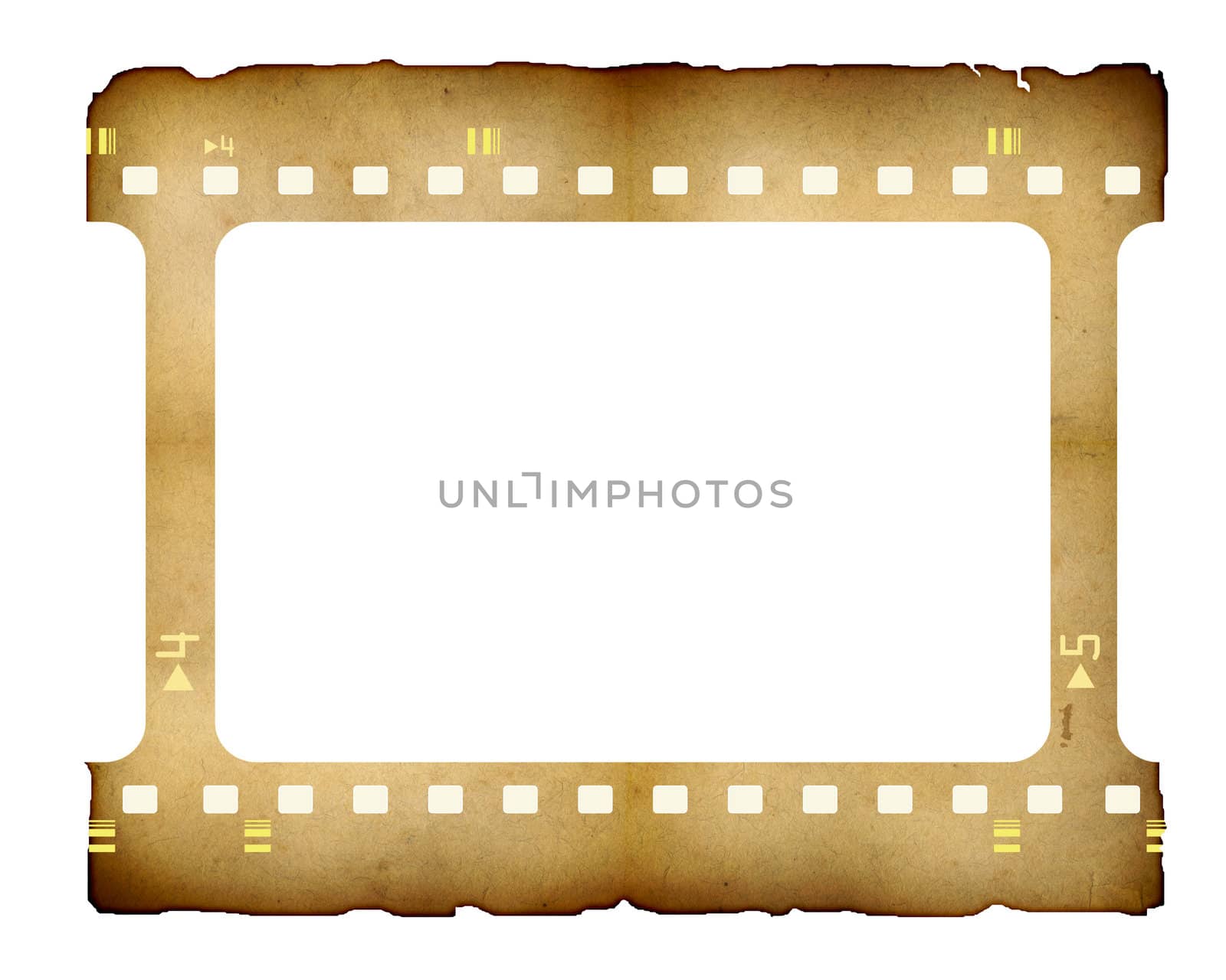 Computer designed highly detailed film frame with space for your text or image.Nice grunge element for your projects