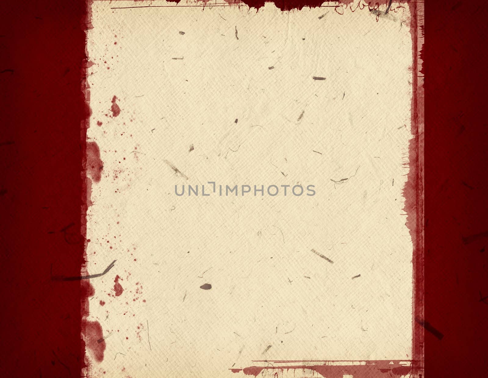 Computer designed highly detailed grunge border and aged paper background with space for your text or image. Great grunge layer for your projects.