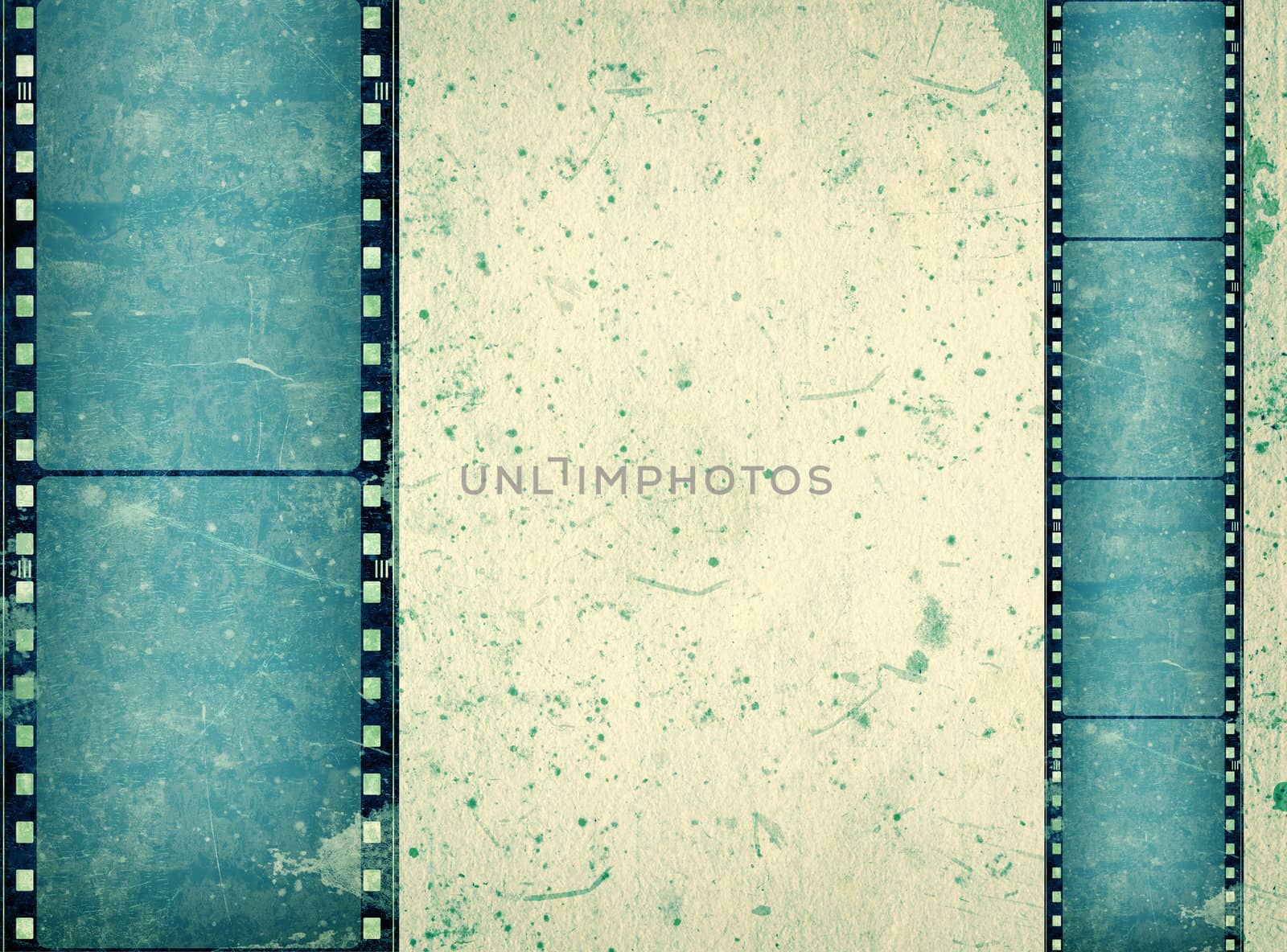 Grunge film frame by Lizard