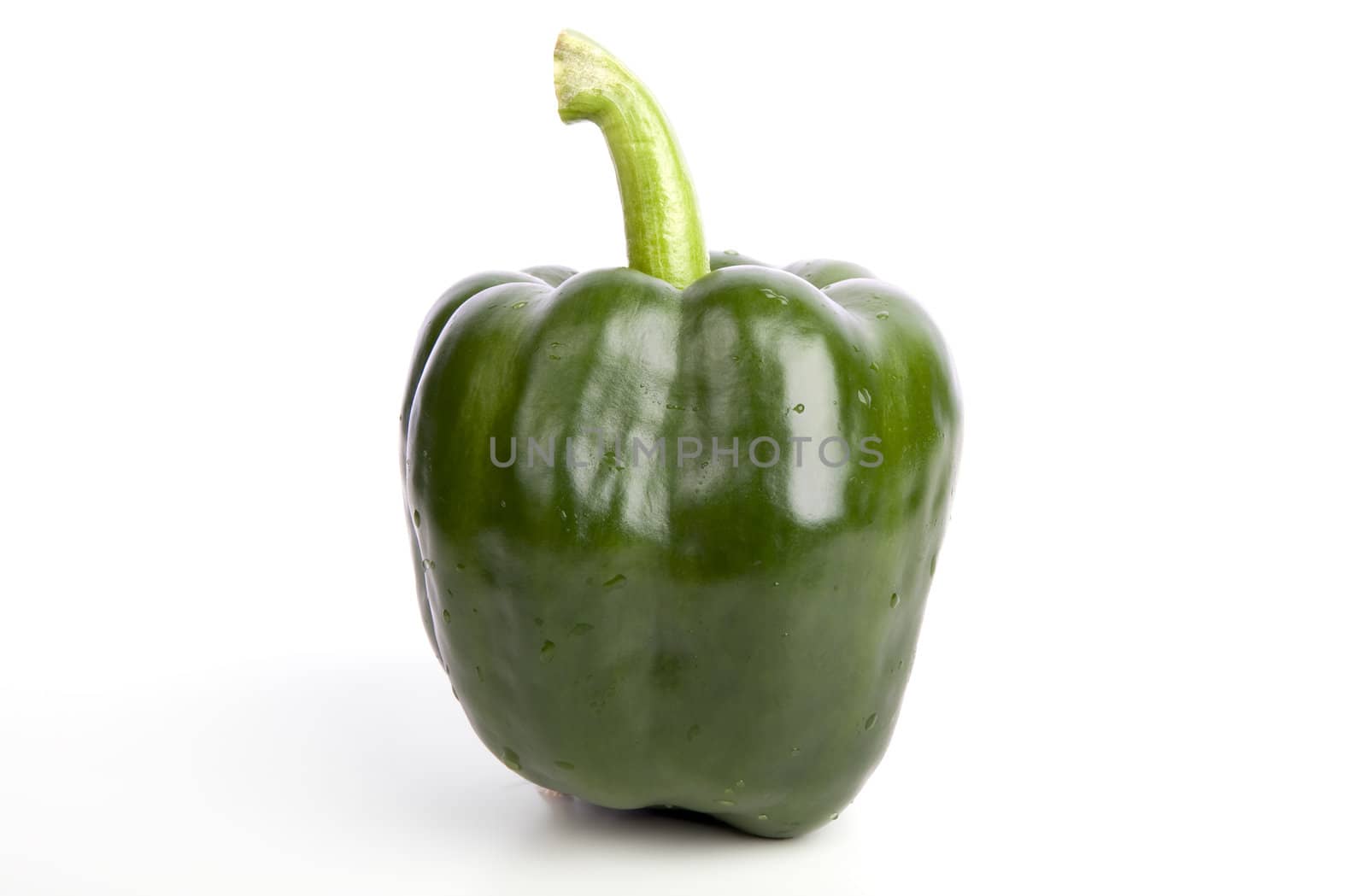 Green Bell Pepper Isolated by charlotteLake