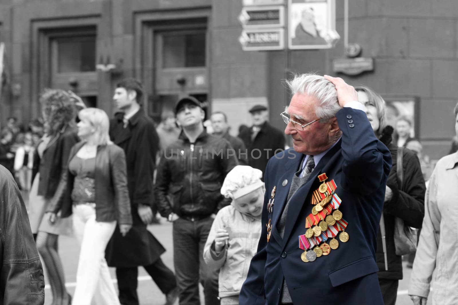 the celebration of Victory day in Russia (9th may 2008 in Moscow)