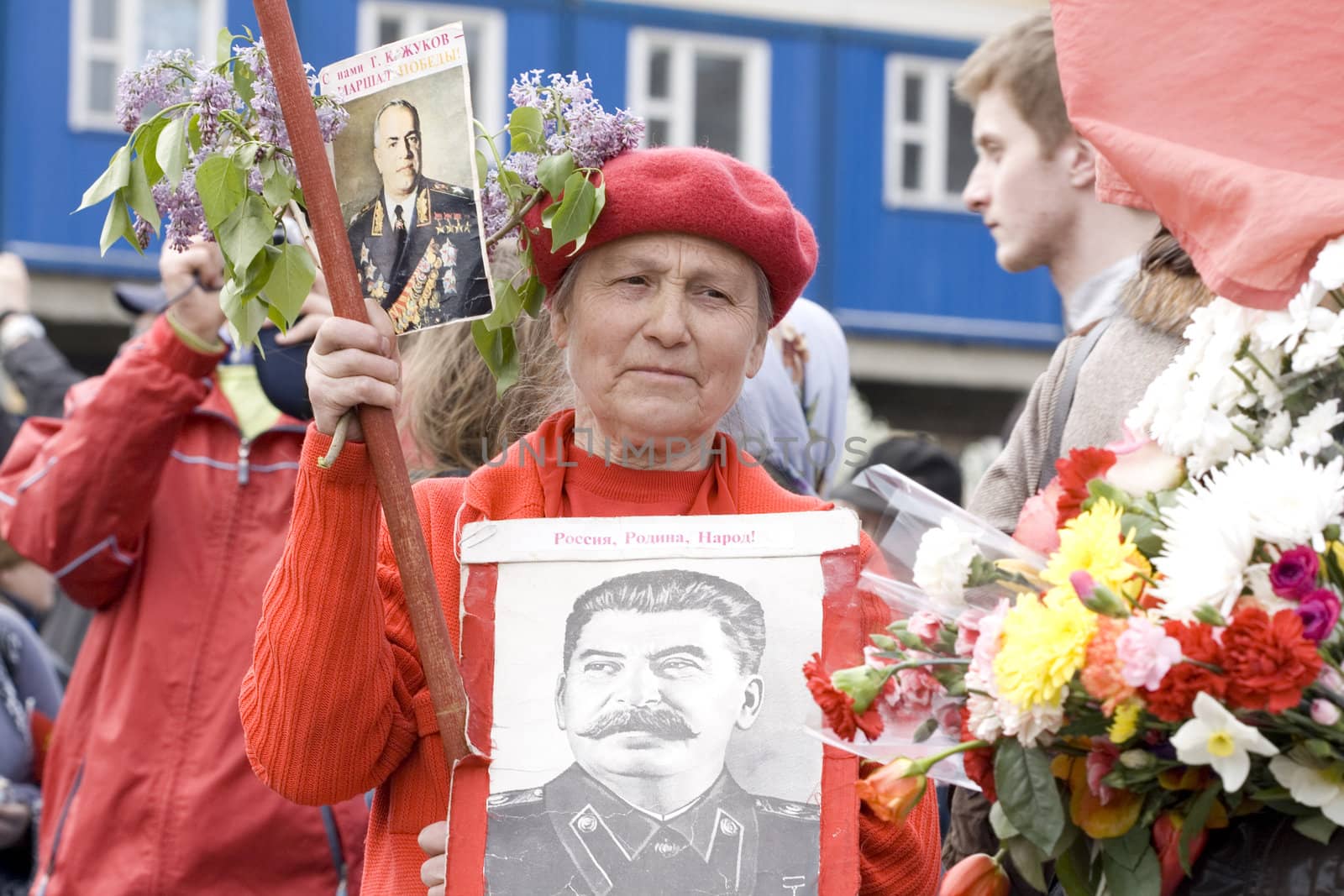 the celebration of Victory day in Russia