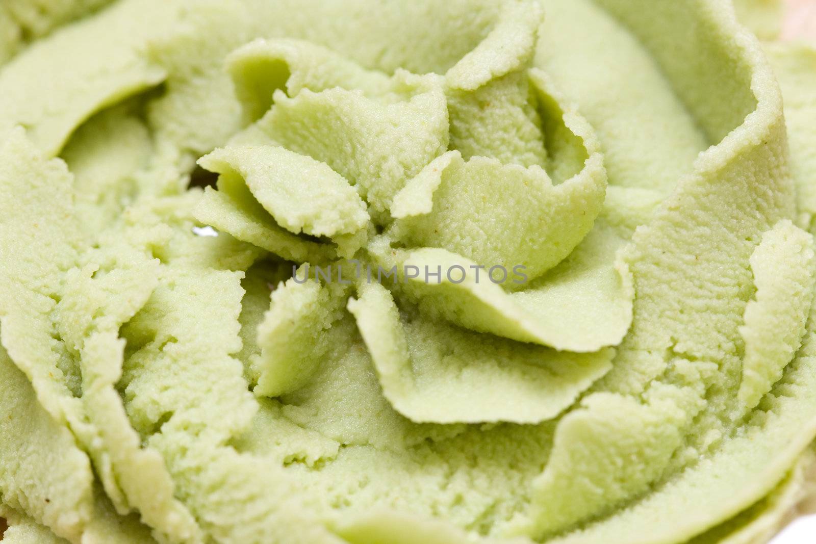 traditional japanese wasabi close-up