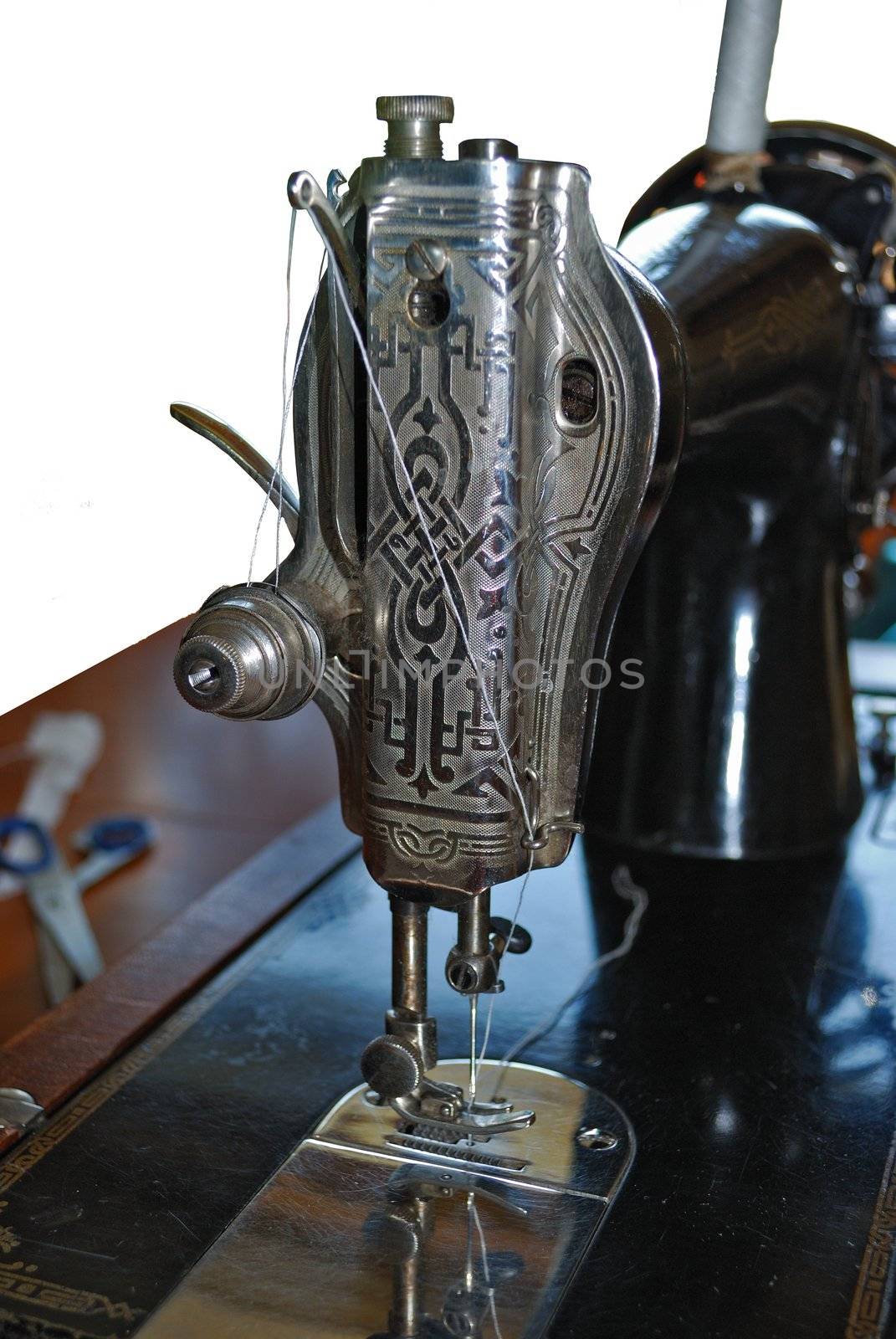 antique sewing machine by Sergieiev