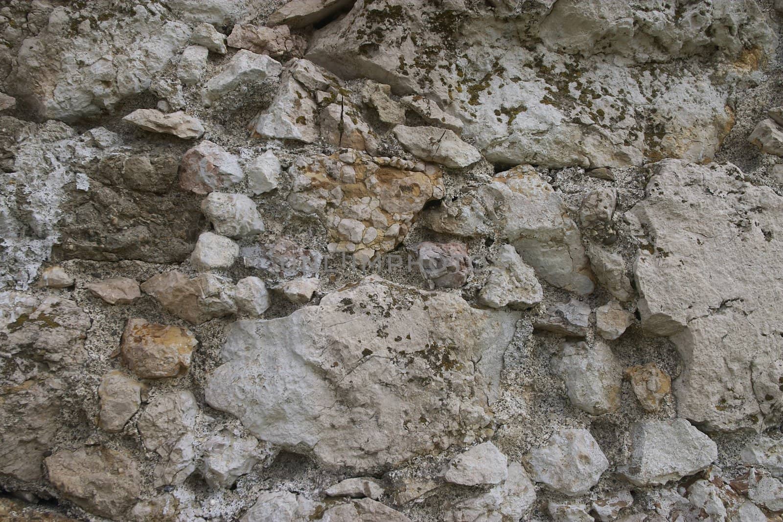 texture series: old stone wall withh cement background
