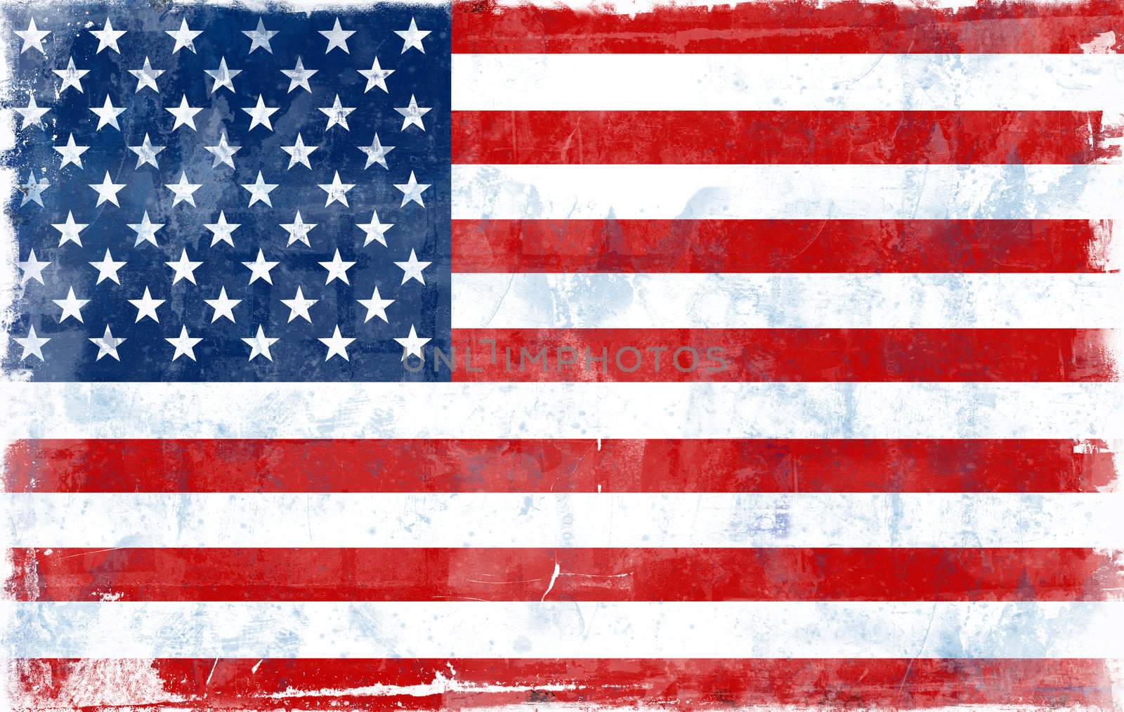 Flag of USA by Lizard