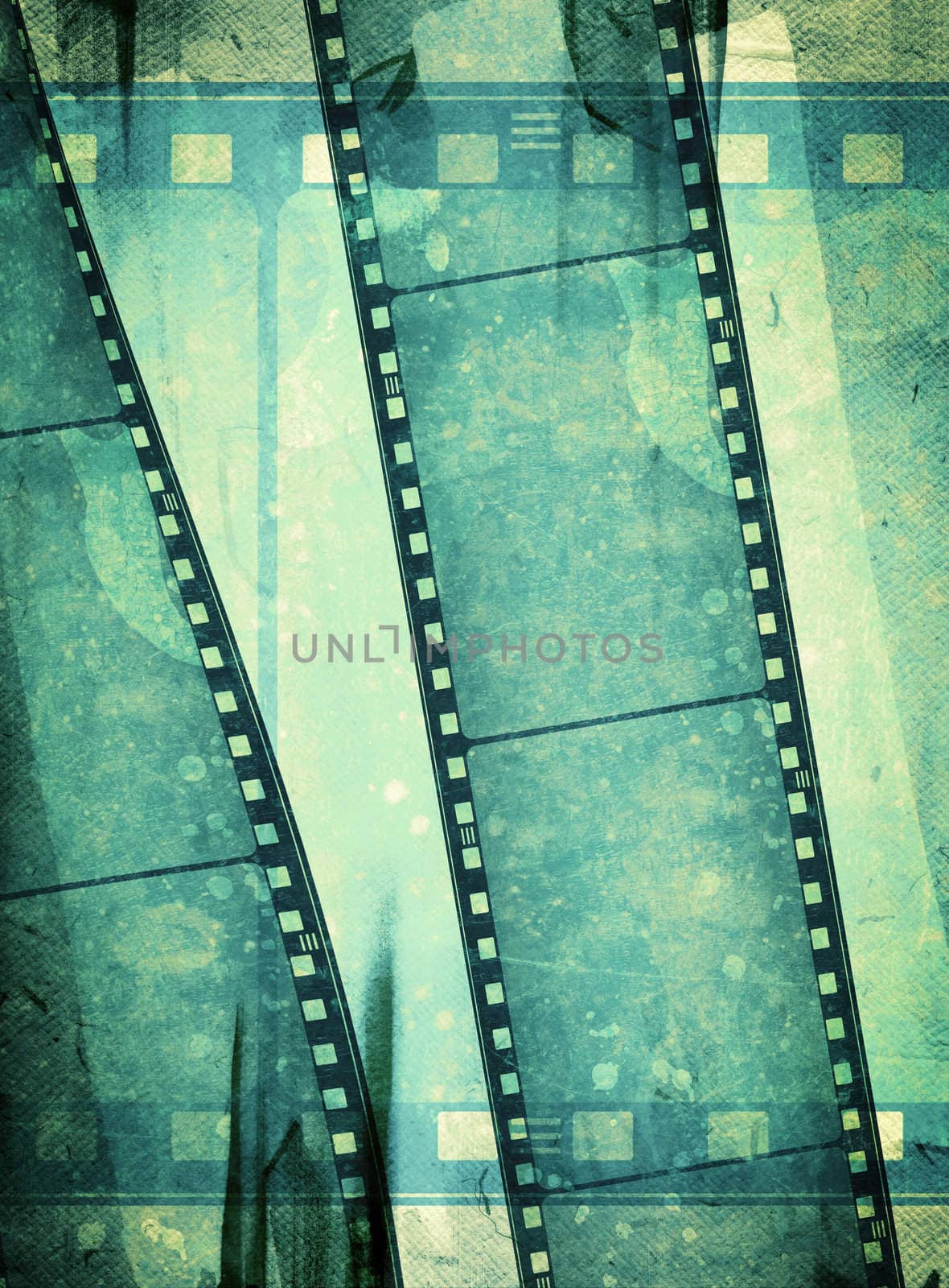 Grunge film frame by Lizard