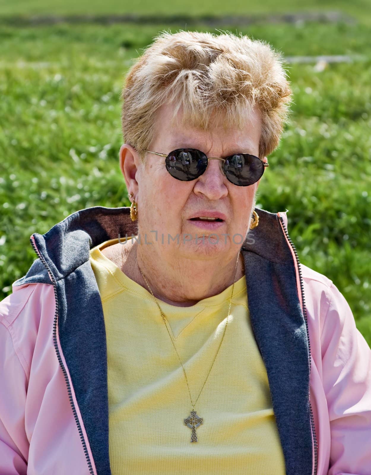 Portrait of a healthy senior citizen