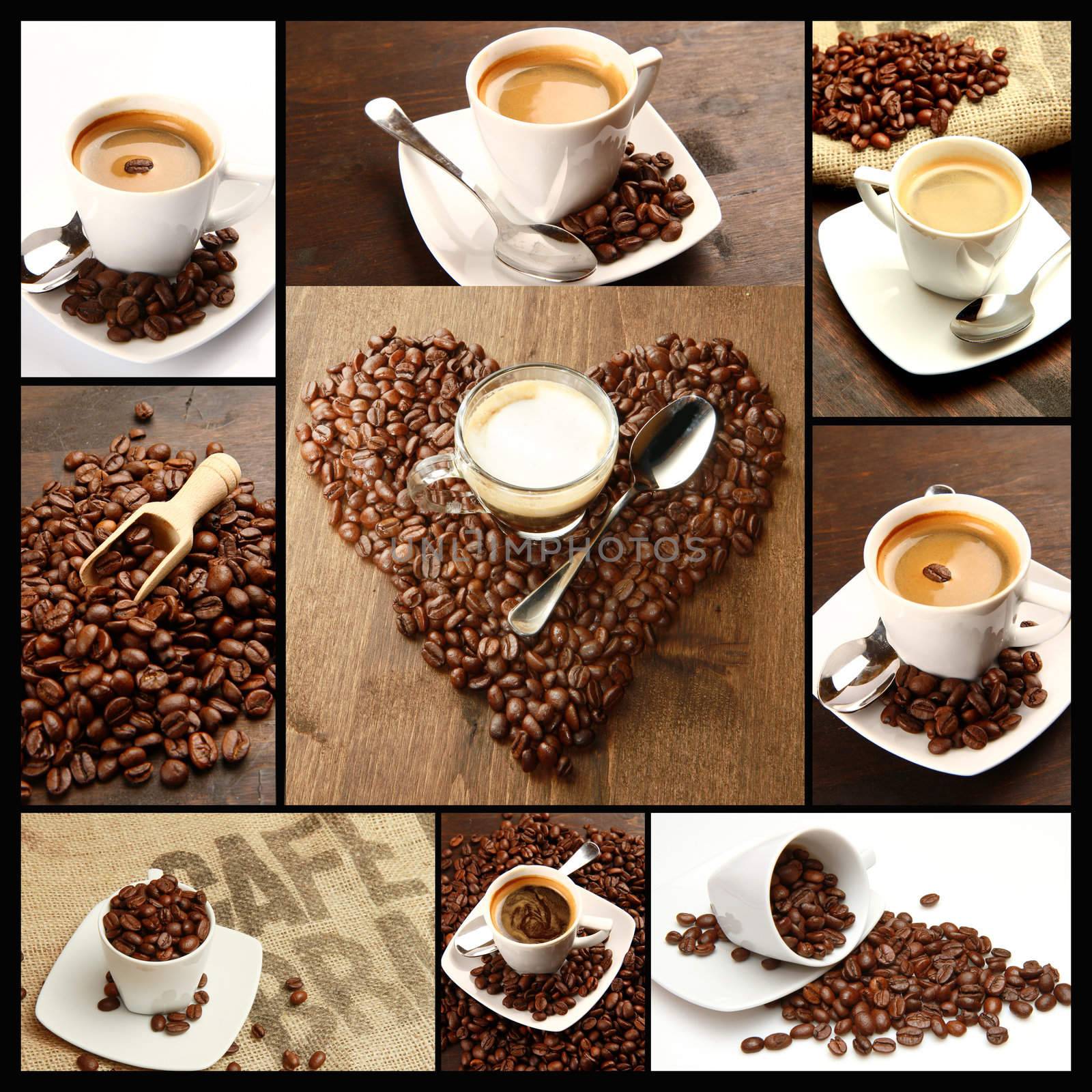 coffee collage  by lsantilli