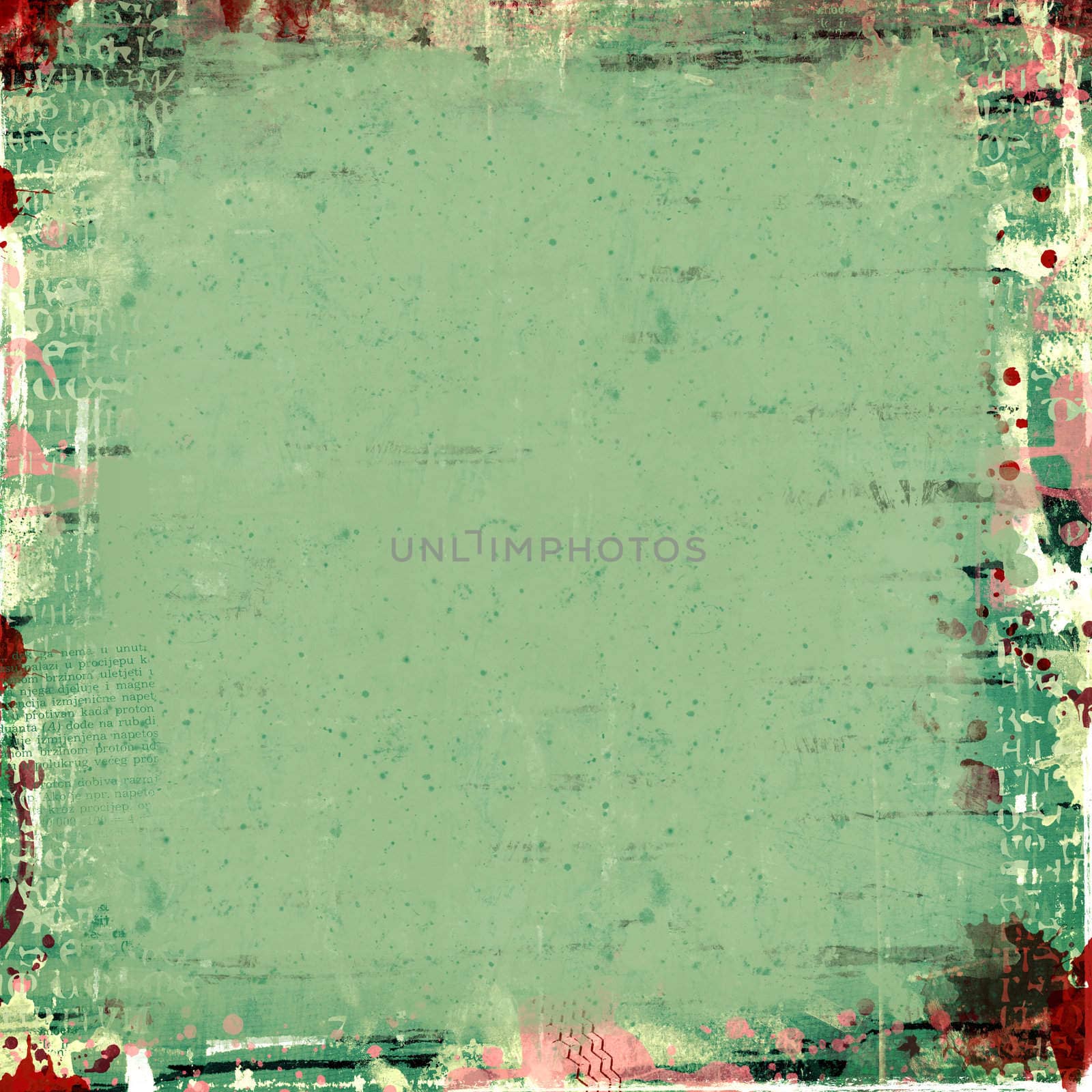 Computer designed highly detailed  grunge textured background - collage.  Nice grunge element for your projects