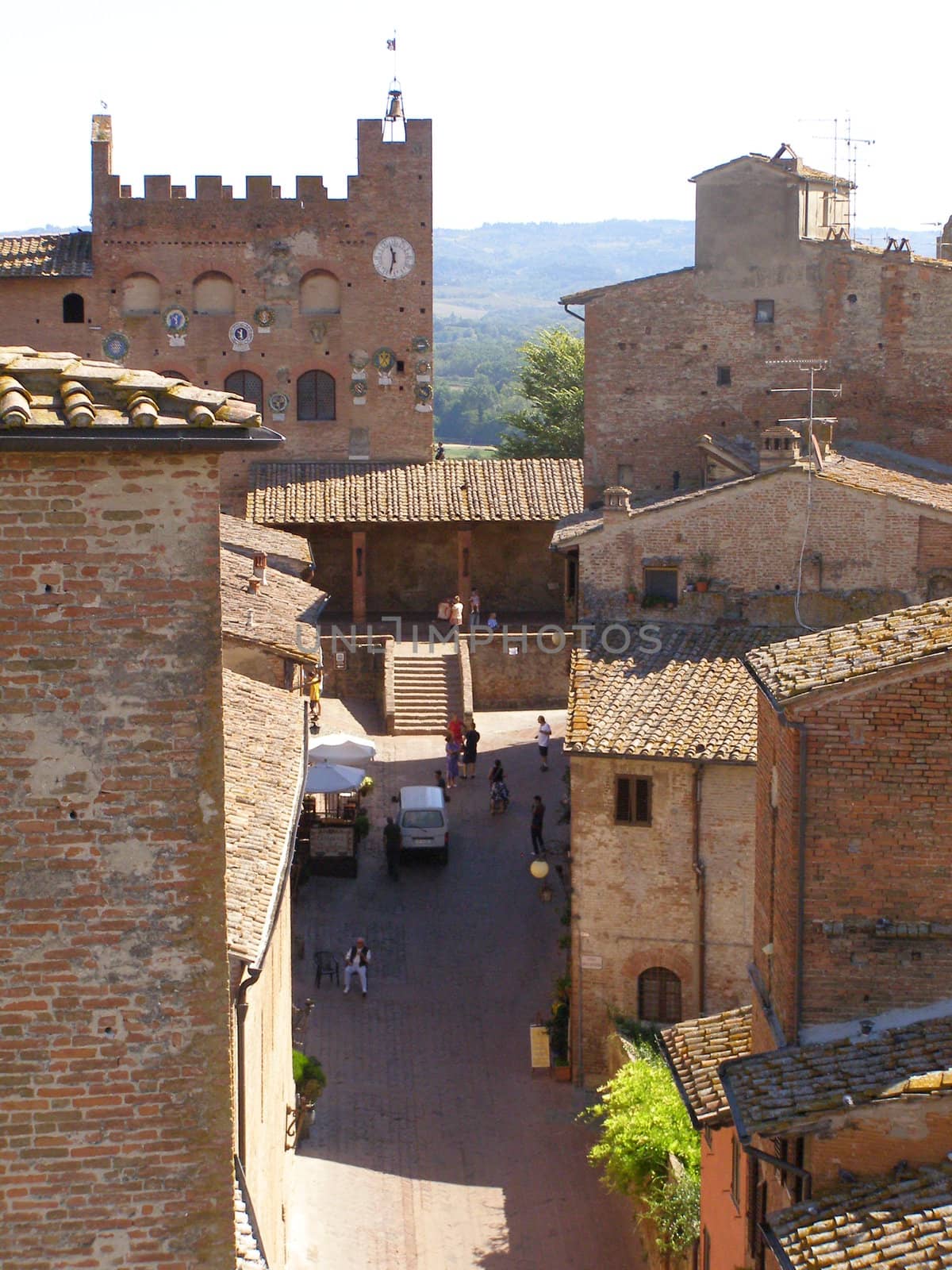 Certlado, small heritage city near Florence and birthplace of medieval writer Giovanni Boccaccio