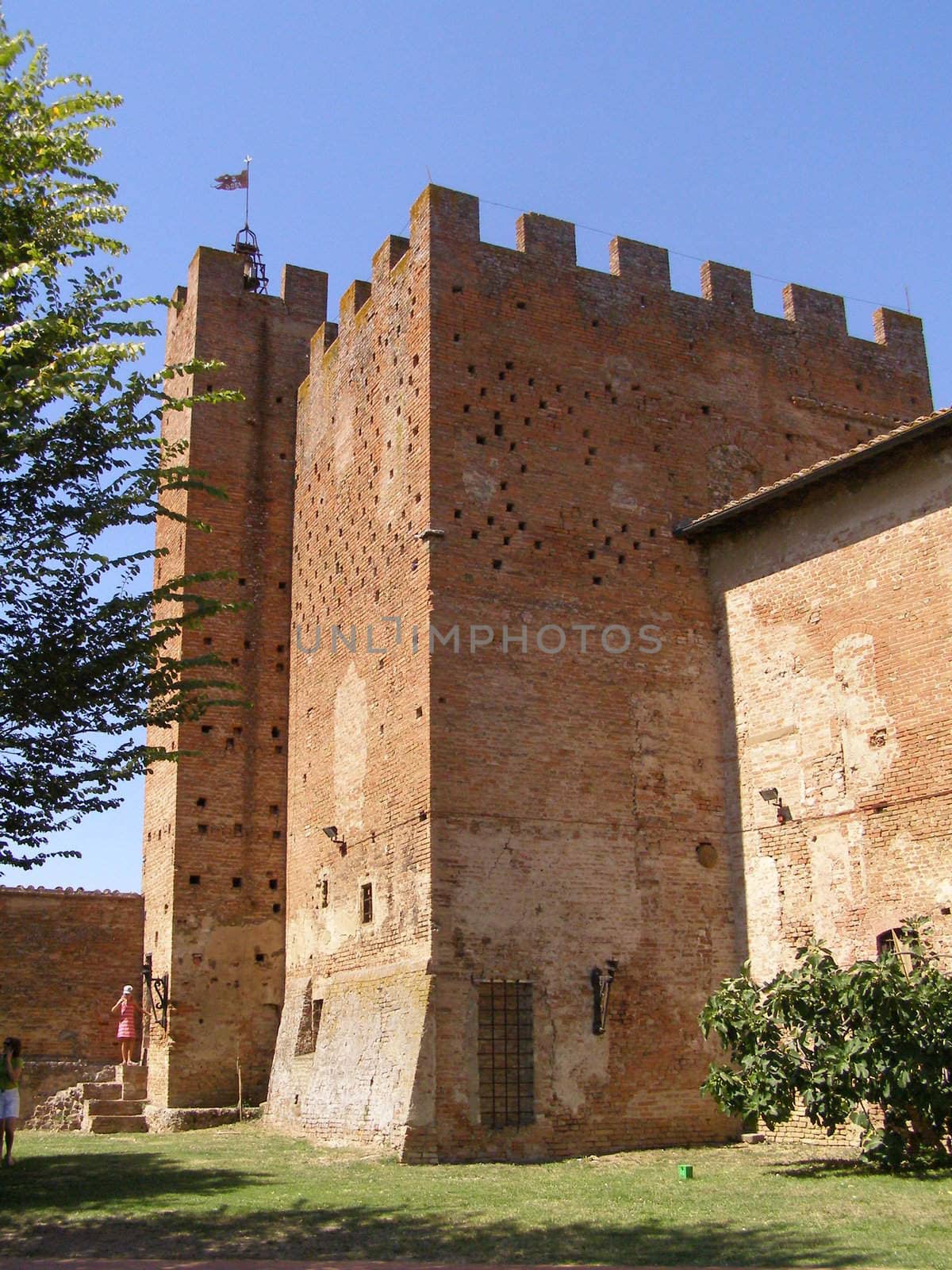 Certaldo, small heritage city near Florence and birthplace of medieval writer Giovanni Boccaccio