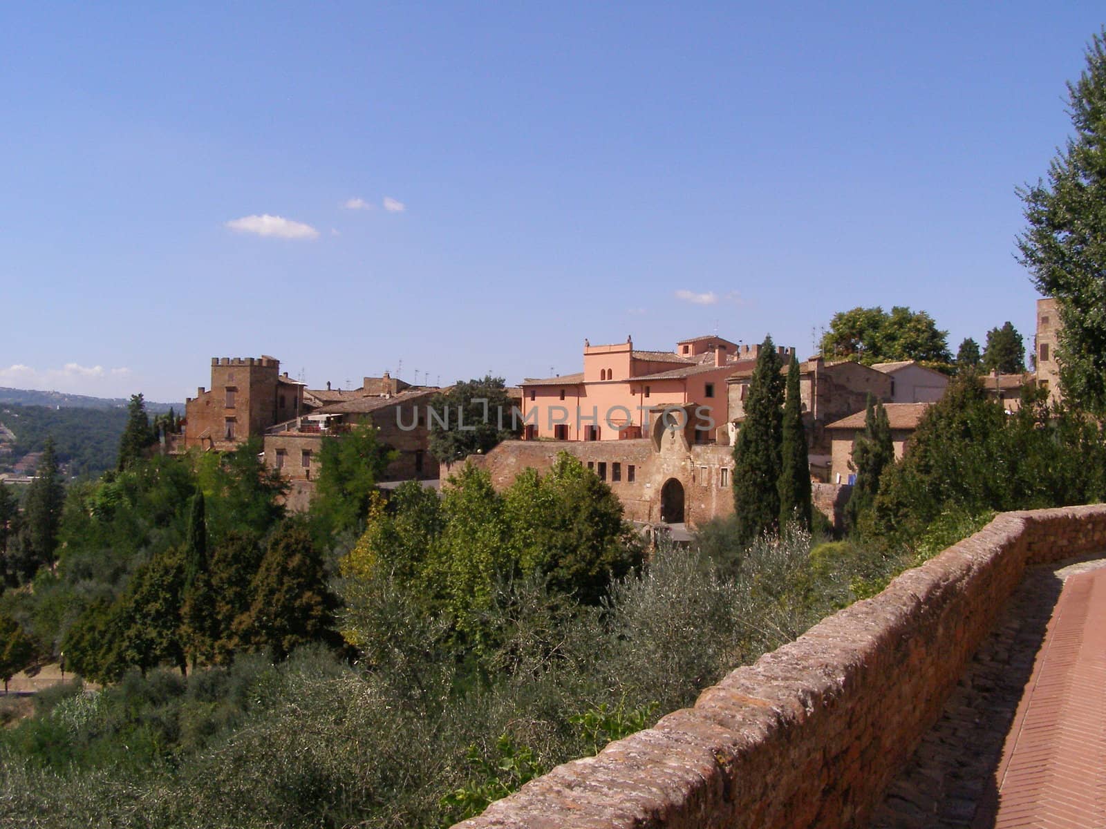 Certlado, small heritage city near Florence and birthplace of medieval writer Giovanni Boccaccio