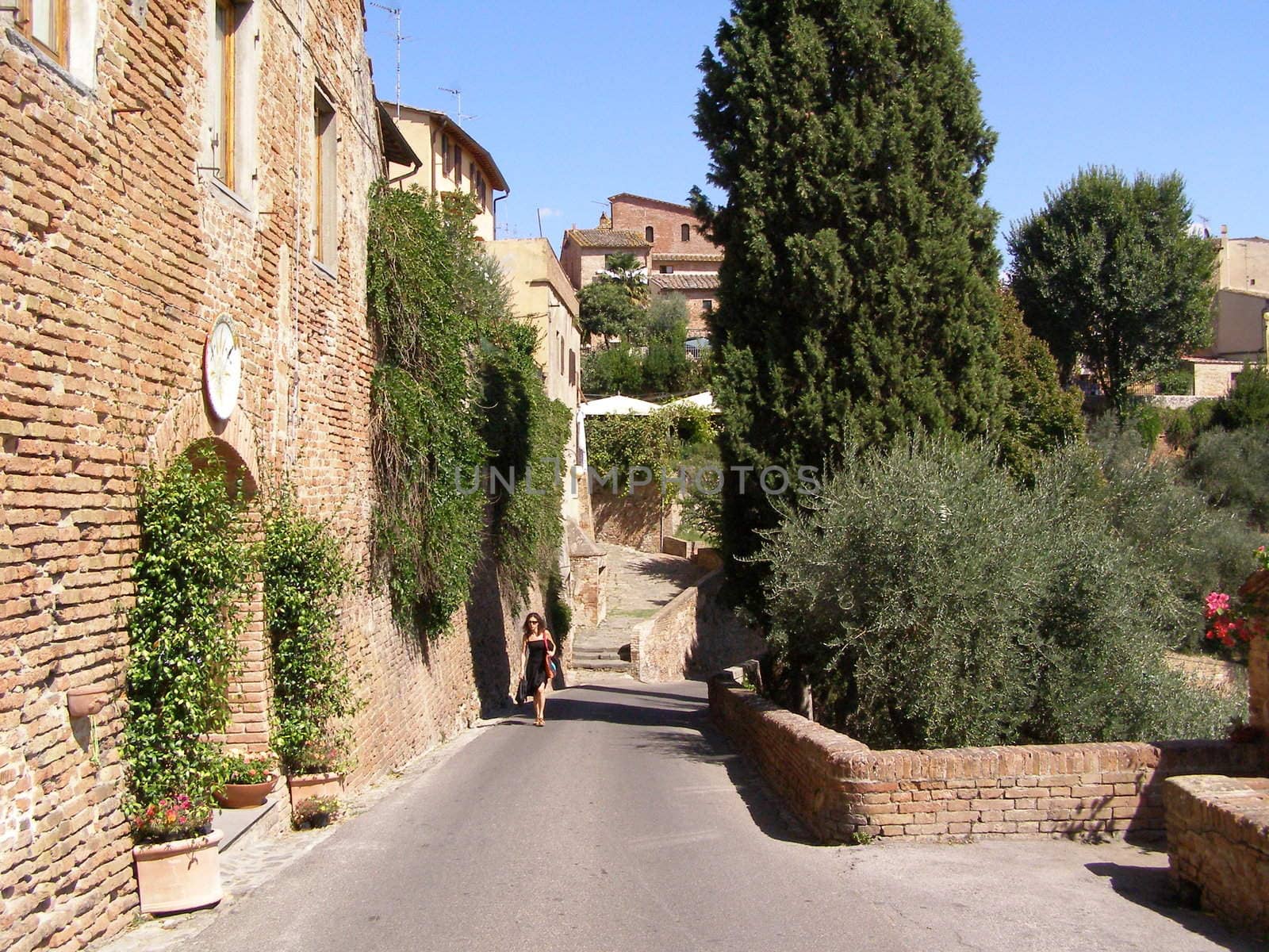 Certlado, small heritage city near Florence and birthplace of medieval writer Giovanni Boccaccio