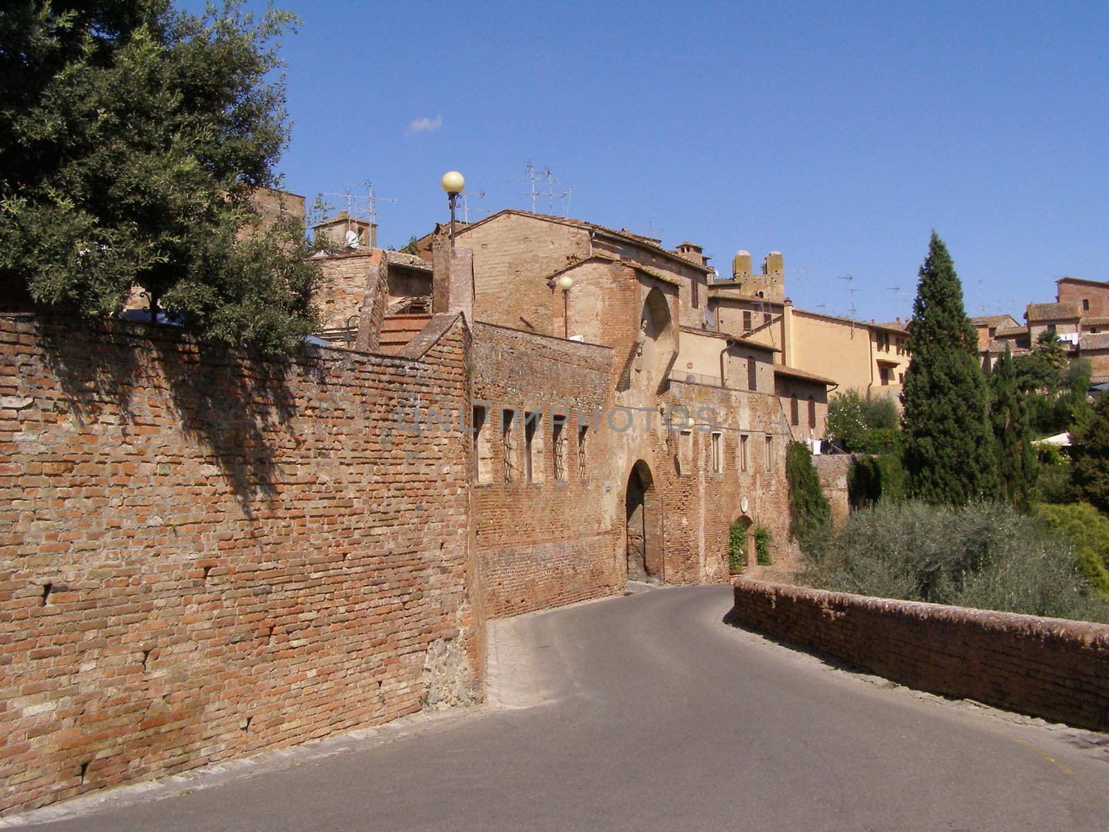 Certlado, small heritage city near Florence and birthplace of medieval writer Giovanni Boccaccio