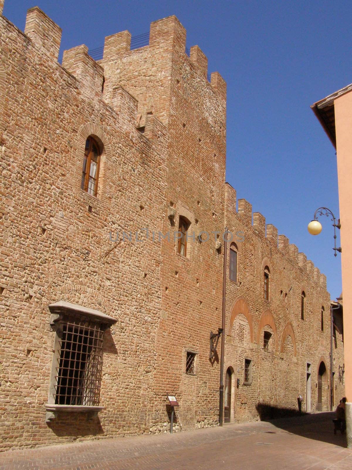 Certlado, small heritage city near Florence and birthplace of medieval writer Giovanni Boccaccio