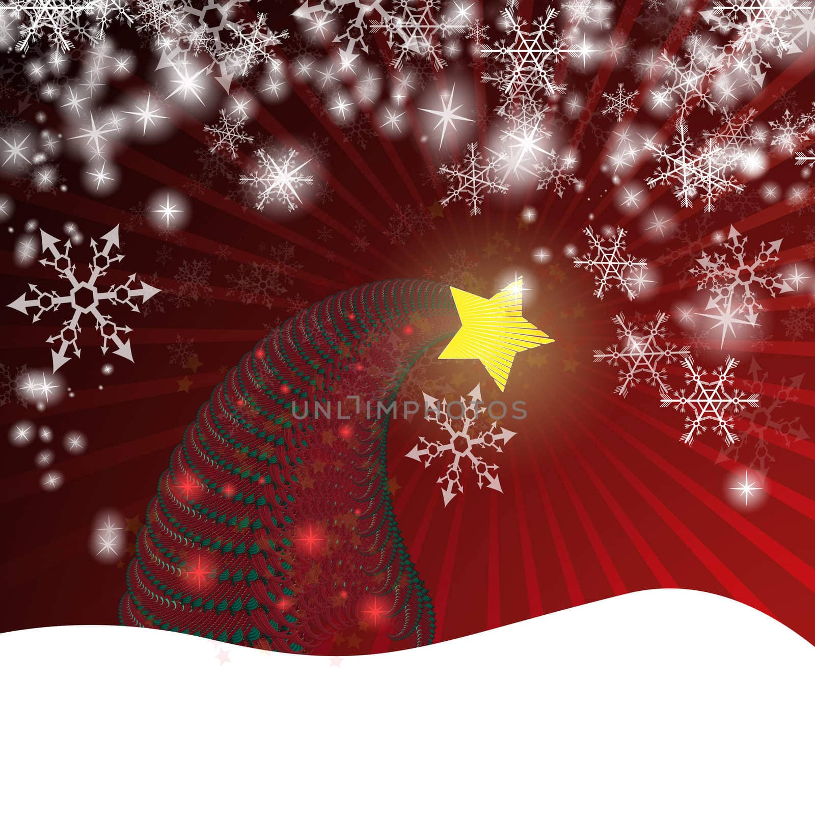 Modern Christmas  background with space for your text