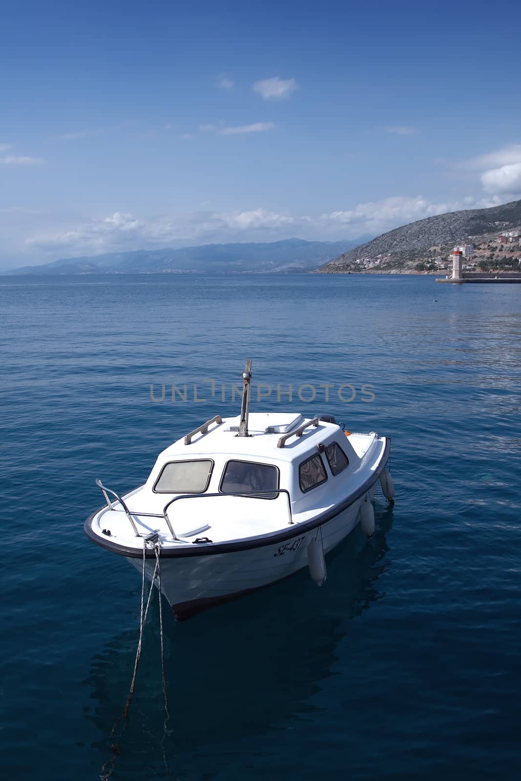 Small boat near the shore