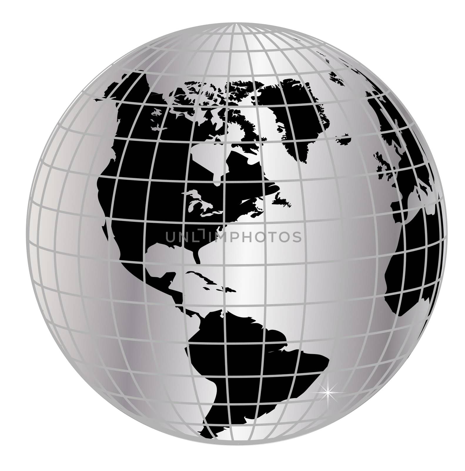 Globe in net by peromarketing