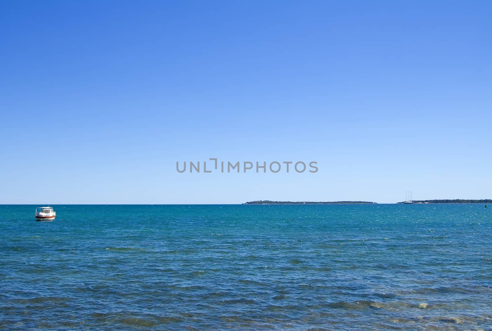 Beautiful  beach on a sunny day