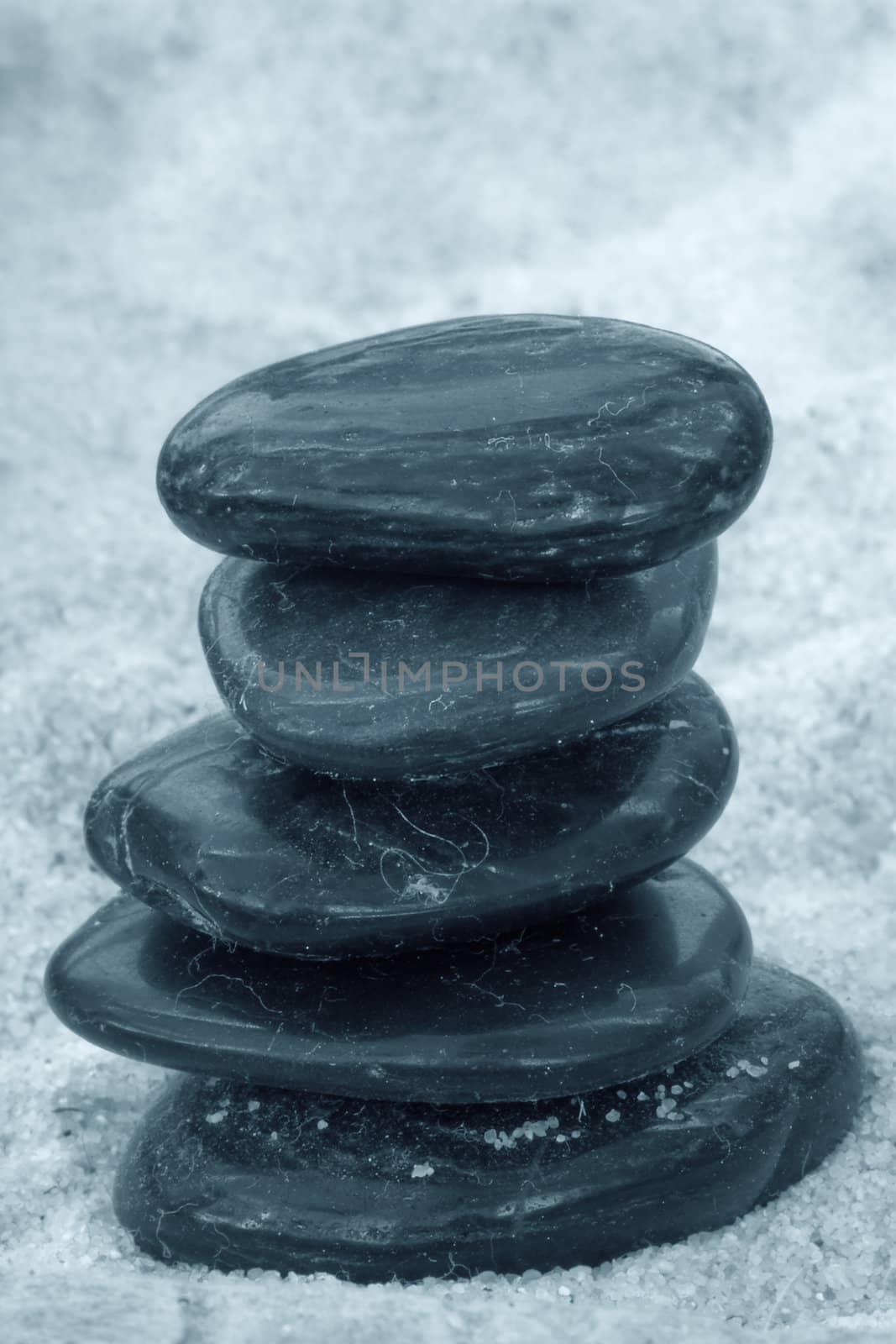 Zen stones , shallow DOF photo