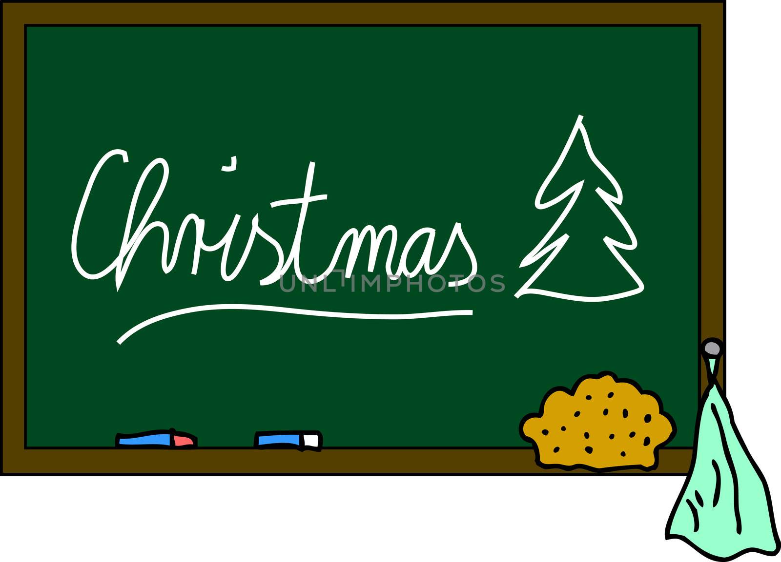 blackboard Christmas by peromarketing