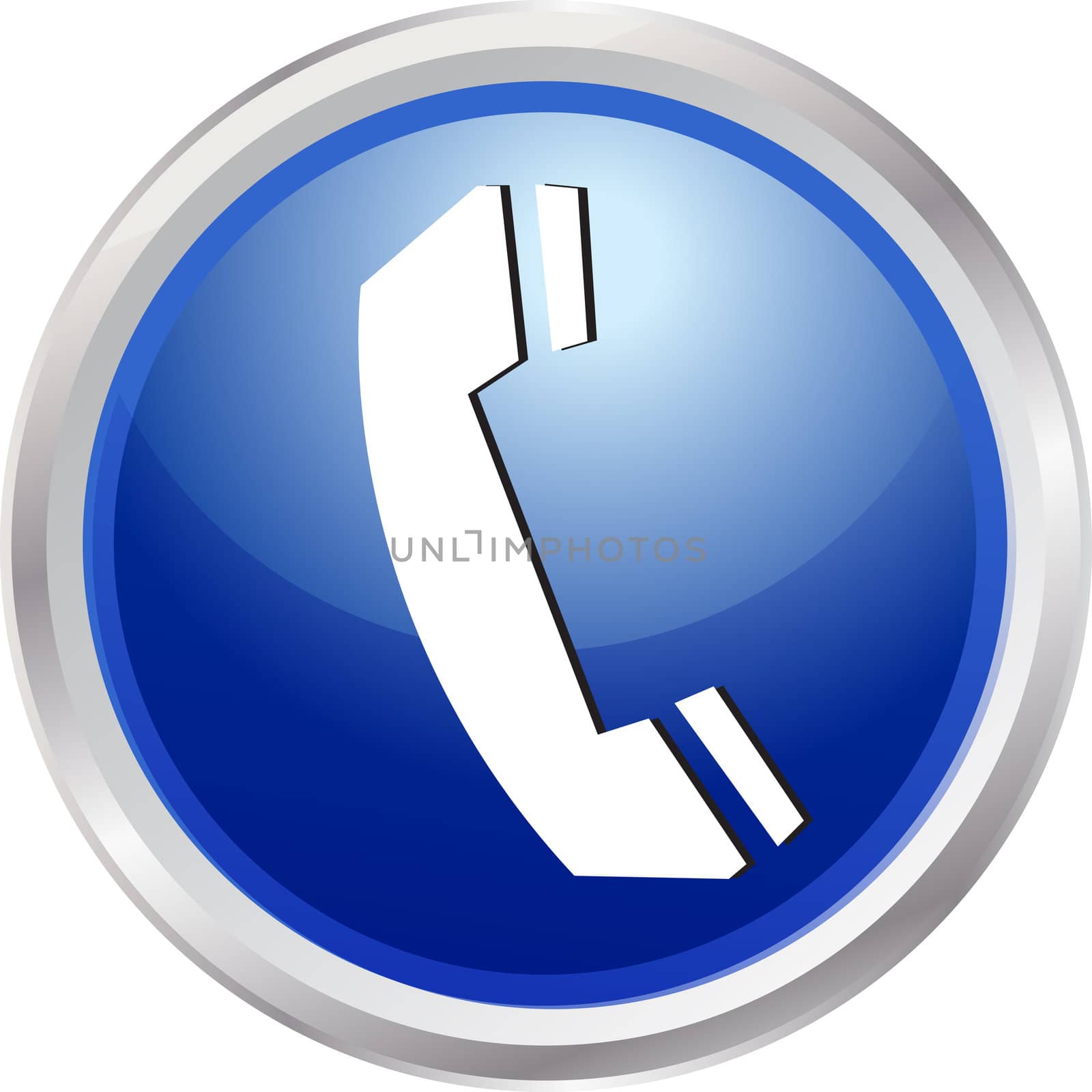 3D button phone by peromarketing