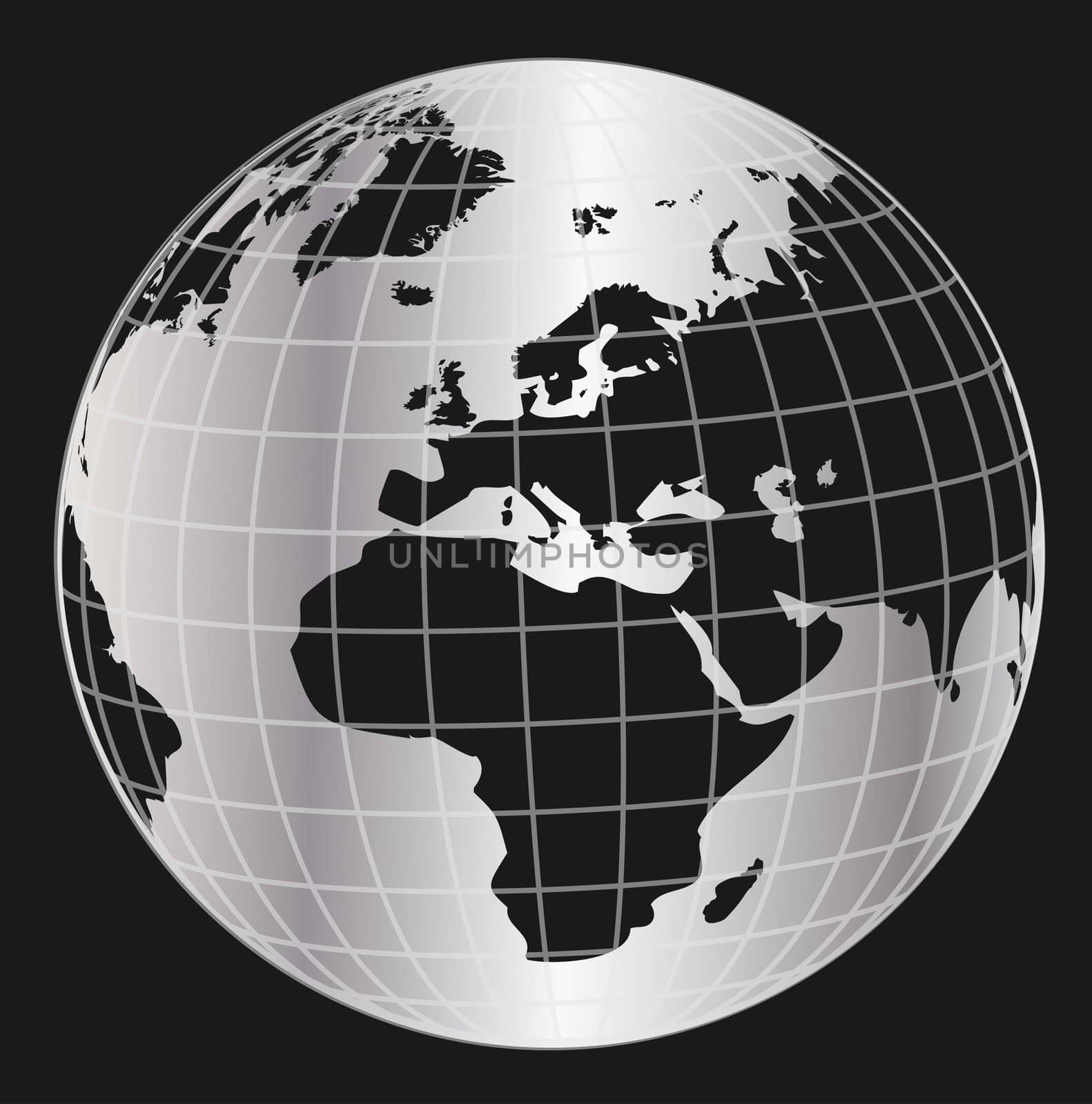 Globe in net by peromarketing