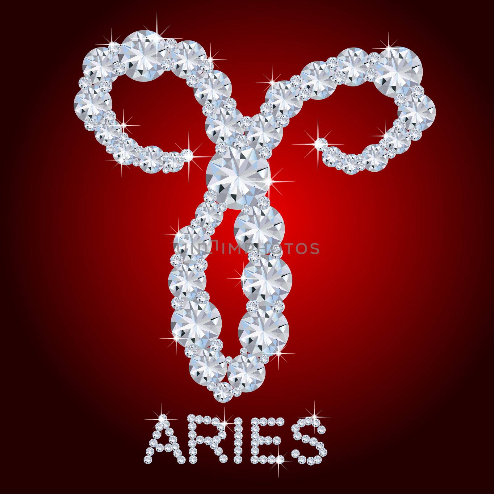 Diamond Zodiac Aries by peromarketing