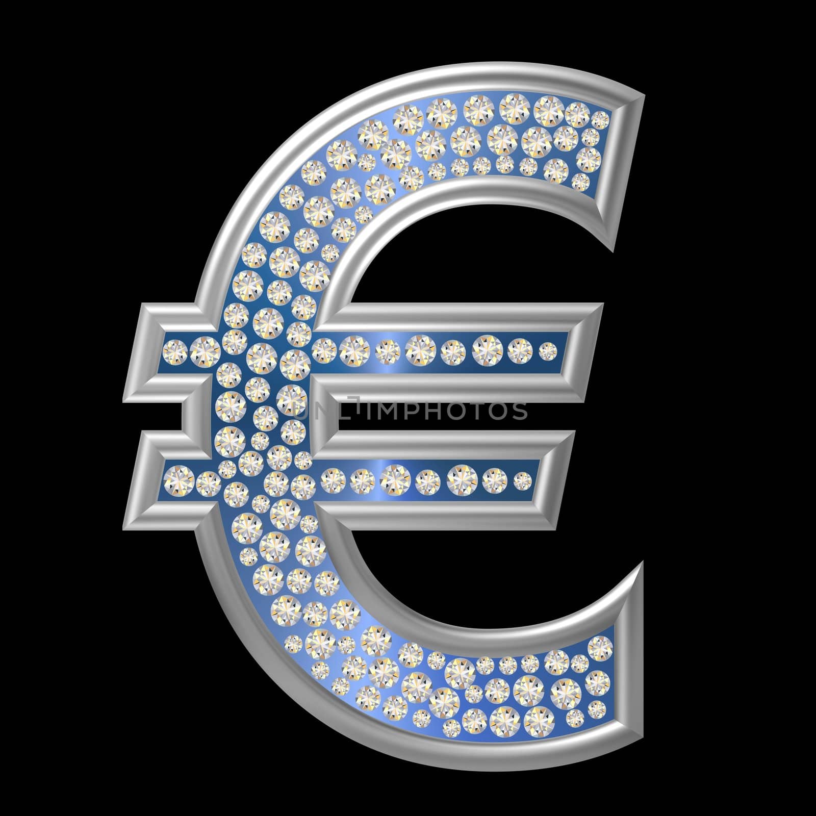 Diamond Symbol Euro by peromarketing