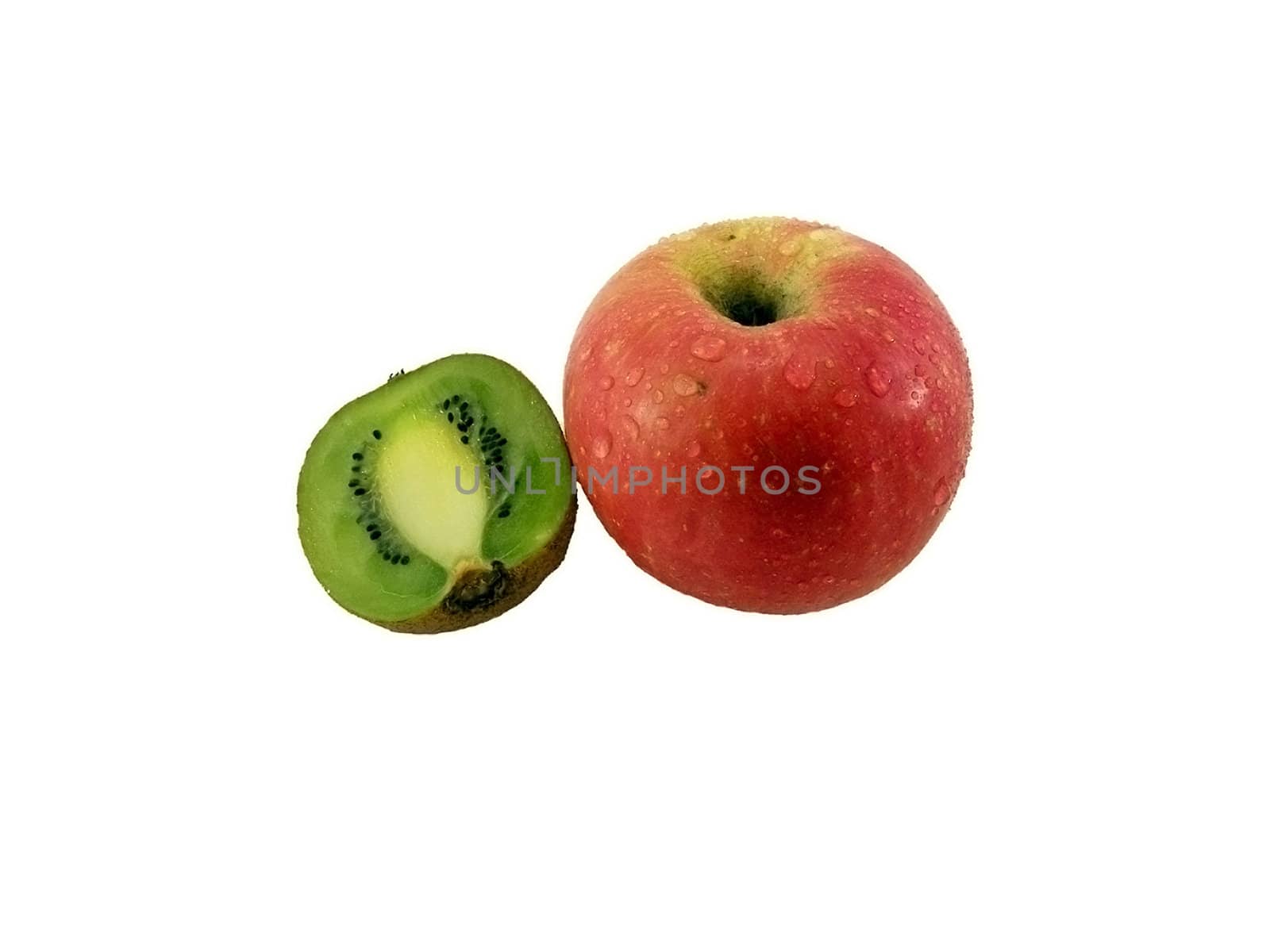 Apple and kiwi