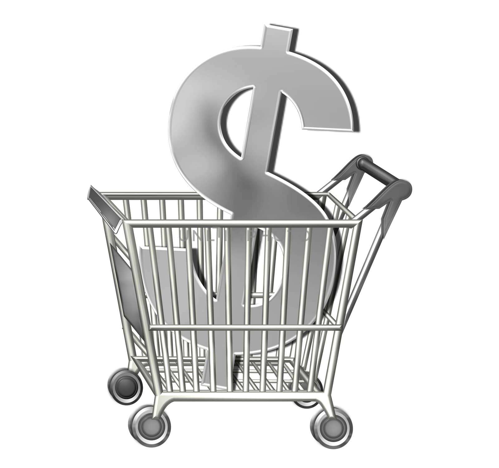 Shopping Cart Dollar by peromarketing