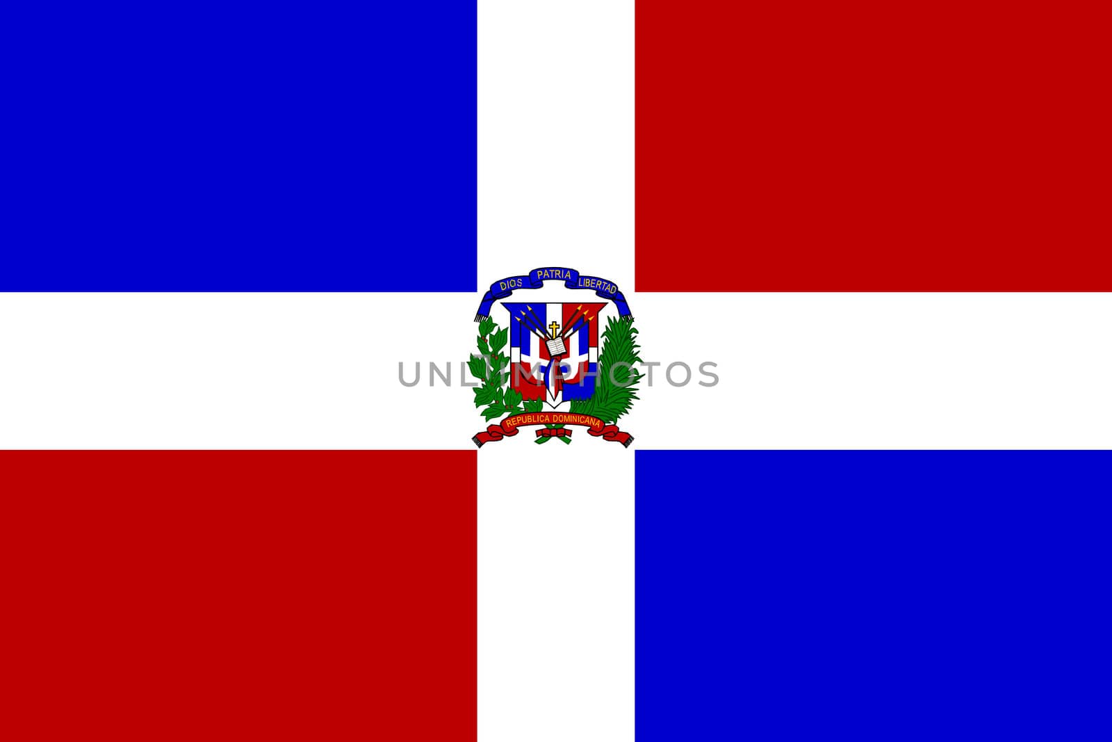 Flag of the Dominican Republic by peromarketing